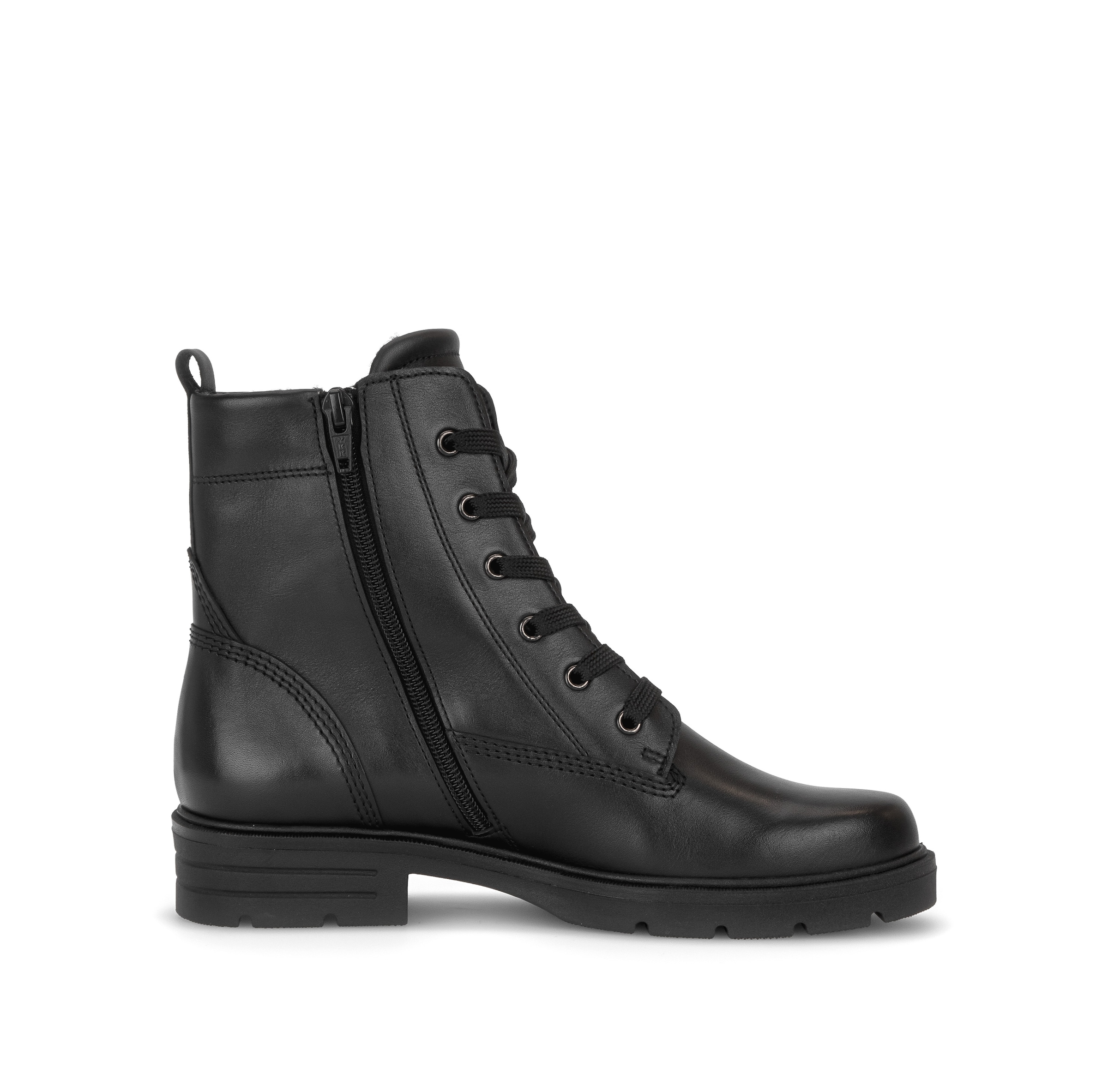 Gabor Schnürstiefelette  Blockabsatz, Schnürboots mit Anziehlasche