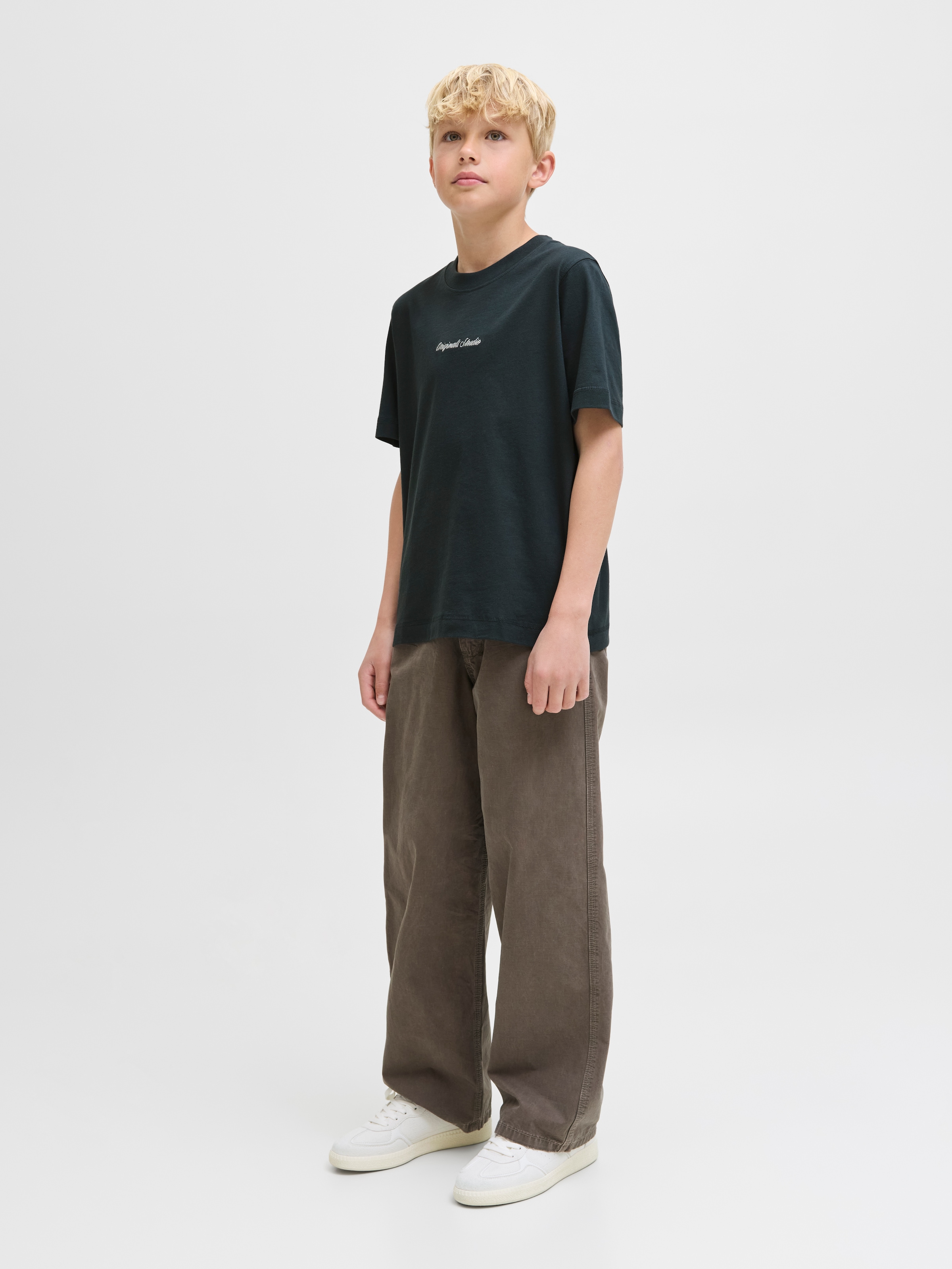 Jack & Jones Junior T-Shirt »JORNORREBRO EMB TEE SS CN NOOS JNR«