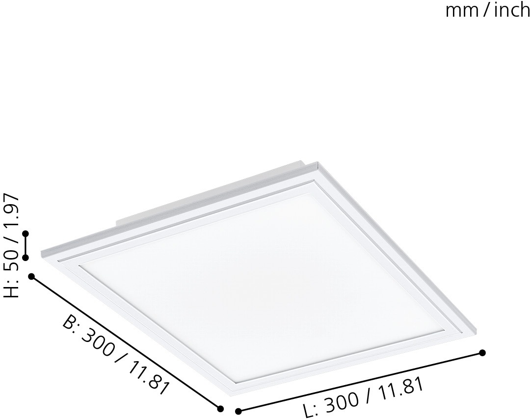 EGLO Deckenleuchte »SALOBRENA-A«, 1 flammig, Leuchtmittel LED-Board   LED f günstig online kaufen