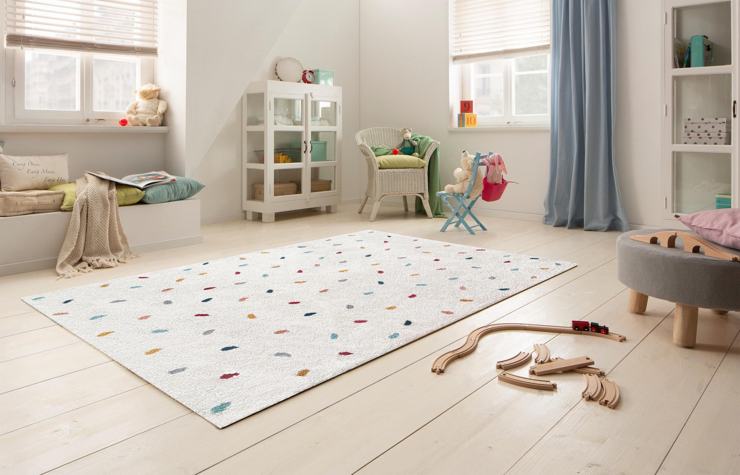 Lüttenhütt Kinderteppich »Odan, Hochflor-Teppich«, rechteckig, 20 mm Höhe, günstig online kaufen