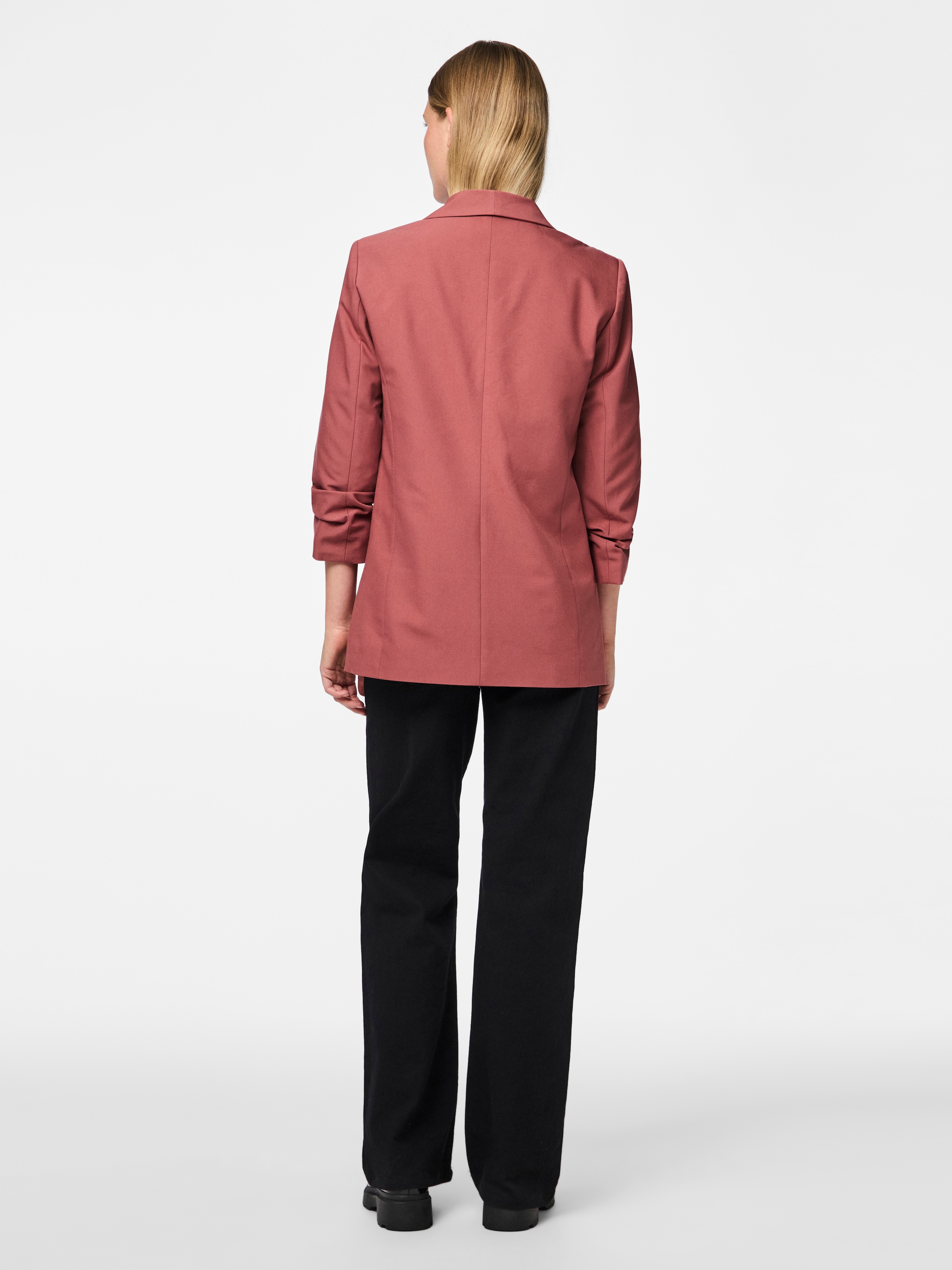 pieces Blusenblazer »PCBOSELLA 3/4 BLAZER NOOS« Materialmix, regular fit