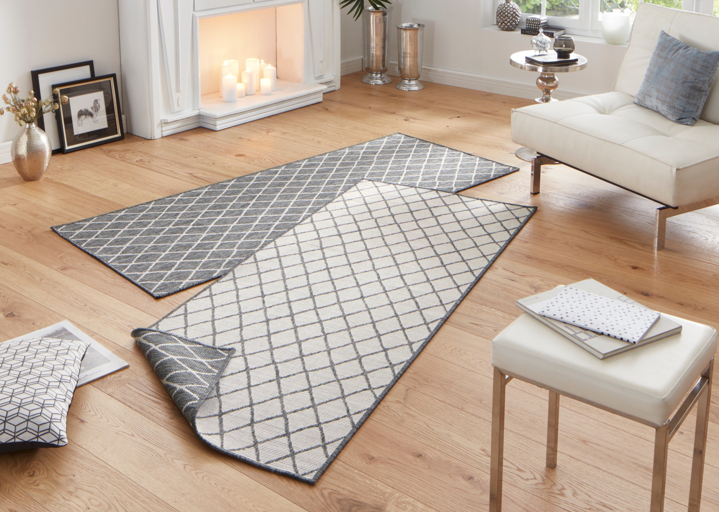 HANSE Home Teppich »Malaga Wendeteppich«, rechteckig, 5 mm Höhe, In-& Outdo günstig online kaufen