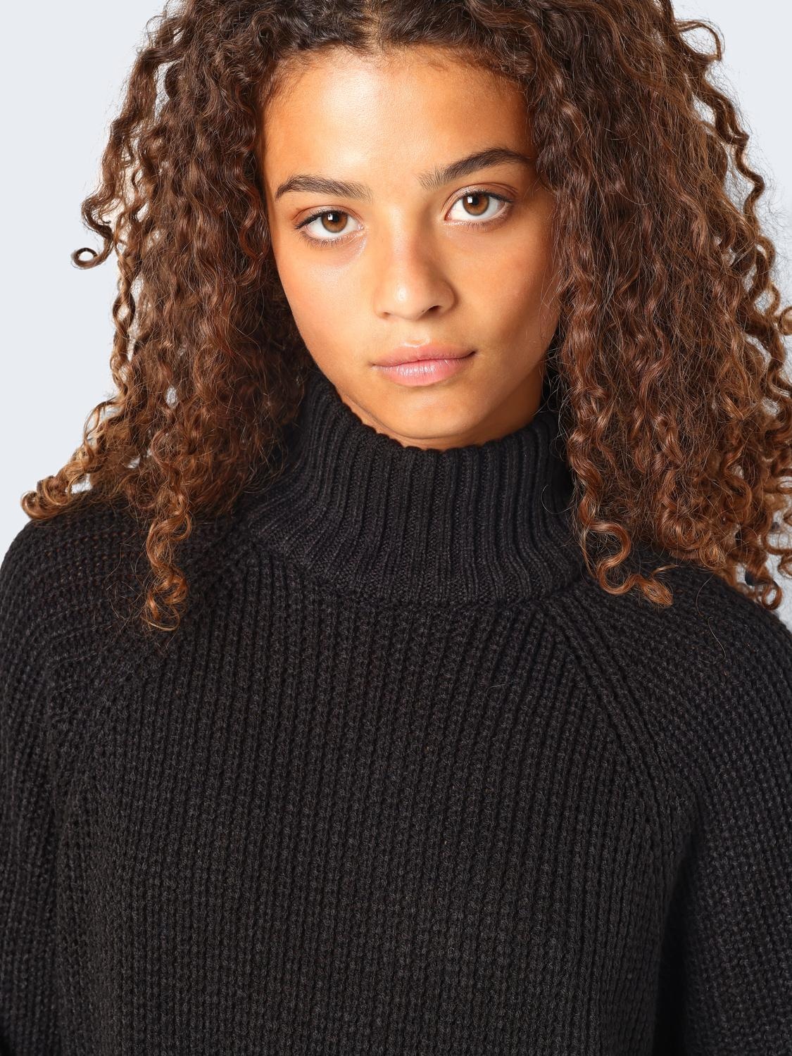 Noisy may Strickkleid »NMTIMMY L/S KNIT DRESS NOOS« Kunstfaser, relaxed fit