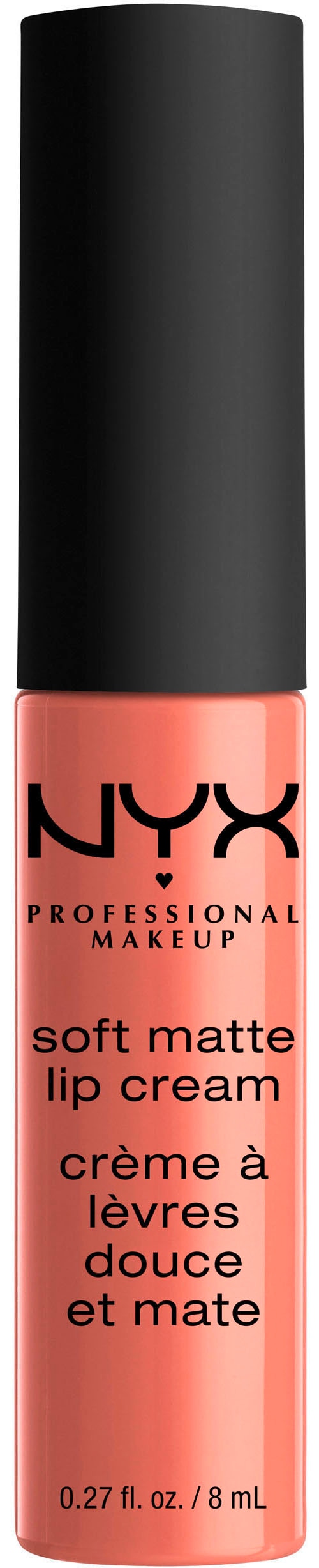 NYX Lippenstift »Professional Makeup Soft Matte Lip Cream«, mit natürlichen Inhaltstoffen