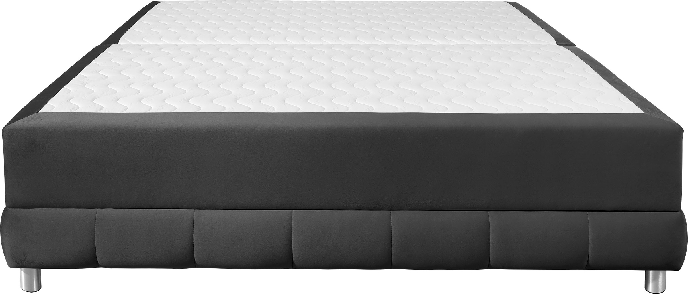 INOSIGN Boxspringbett »Vaasa«, für Dachschrägen geeignet, inkl. Bettkasten und Topper