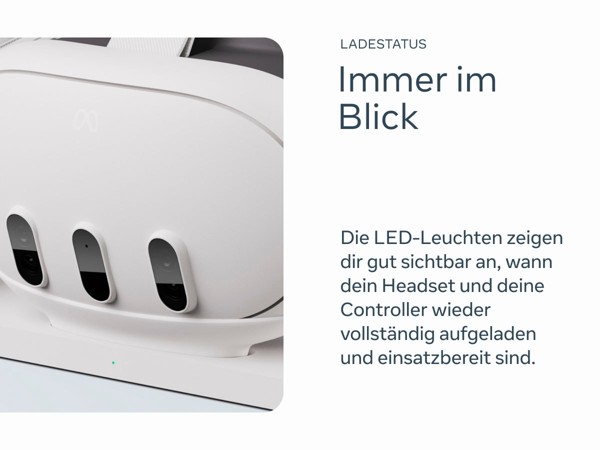 Meta Ladestation »Quest 3 Charging Dock«, für VR-Brillen