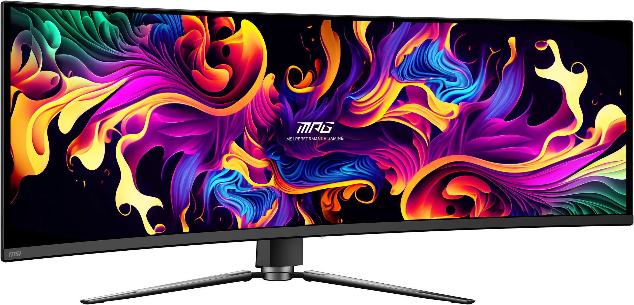 MSI Curved-Gaming-Monitor »MPG 491CQPX QD-OLED«, 125 cm/49 Zoll, 5120 x 1440 px, DQHD, 0,03 ms Reaktionszeit, 240 Hz