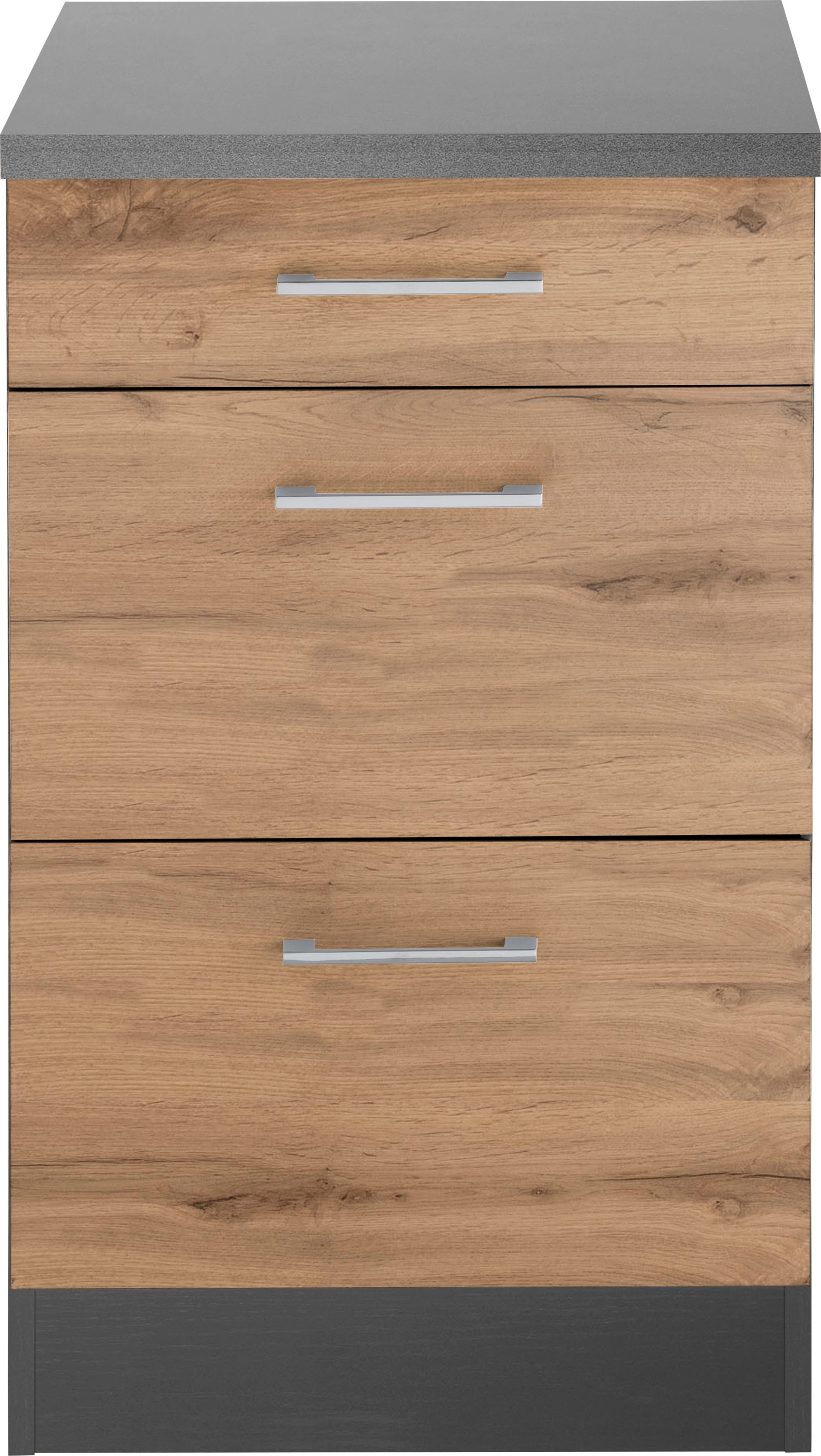 KOCHSTATION Auszugsunterschrank "KS-Colmar" 50 cm, mit Metallgriff, alles s günstig online kaufen