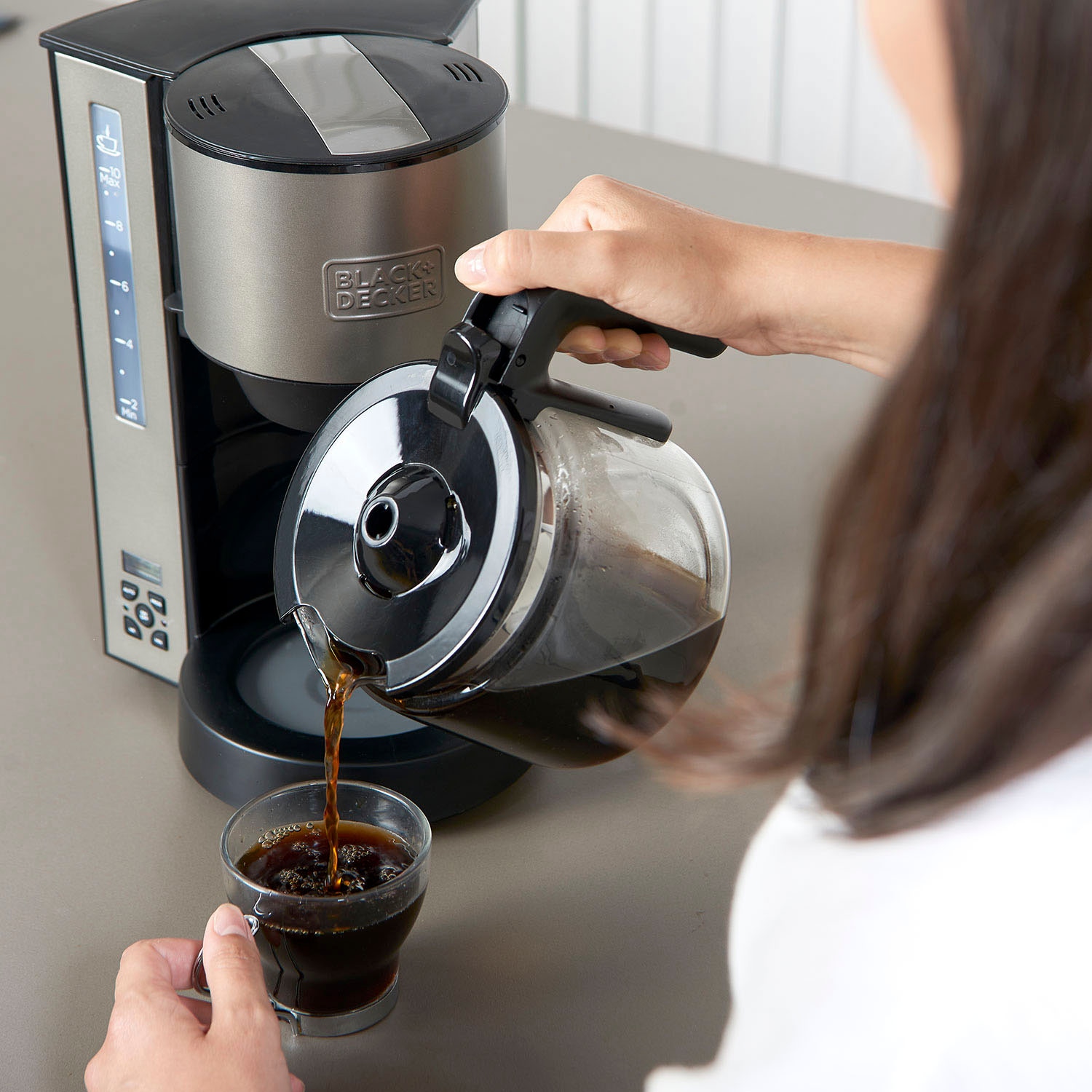 Black + Decker l 1,25 Kaffeekanne, kaufen Permanentfilter Filterkaffeemaschine »BXCO1000E«