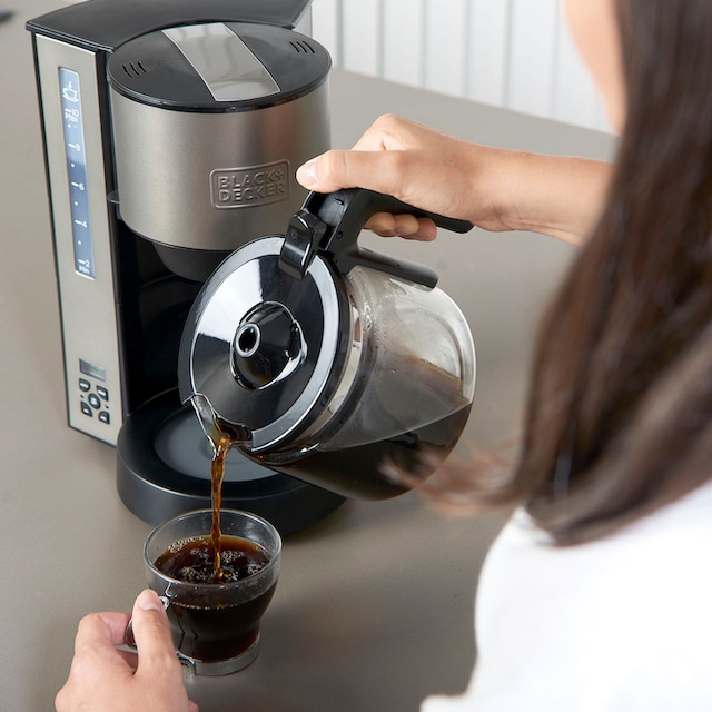 Black + Decker Filterkaffeemaschine »BXCO1000E«, 1,25 l Kaffeekanne,  Permanentfilter kaufen