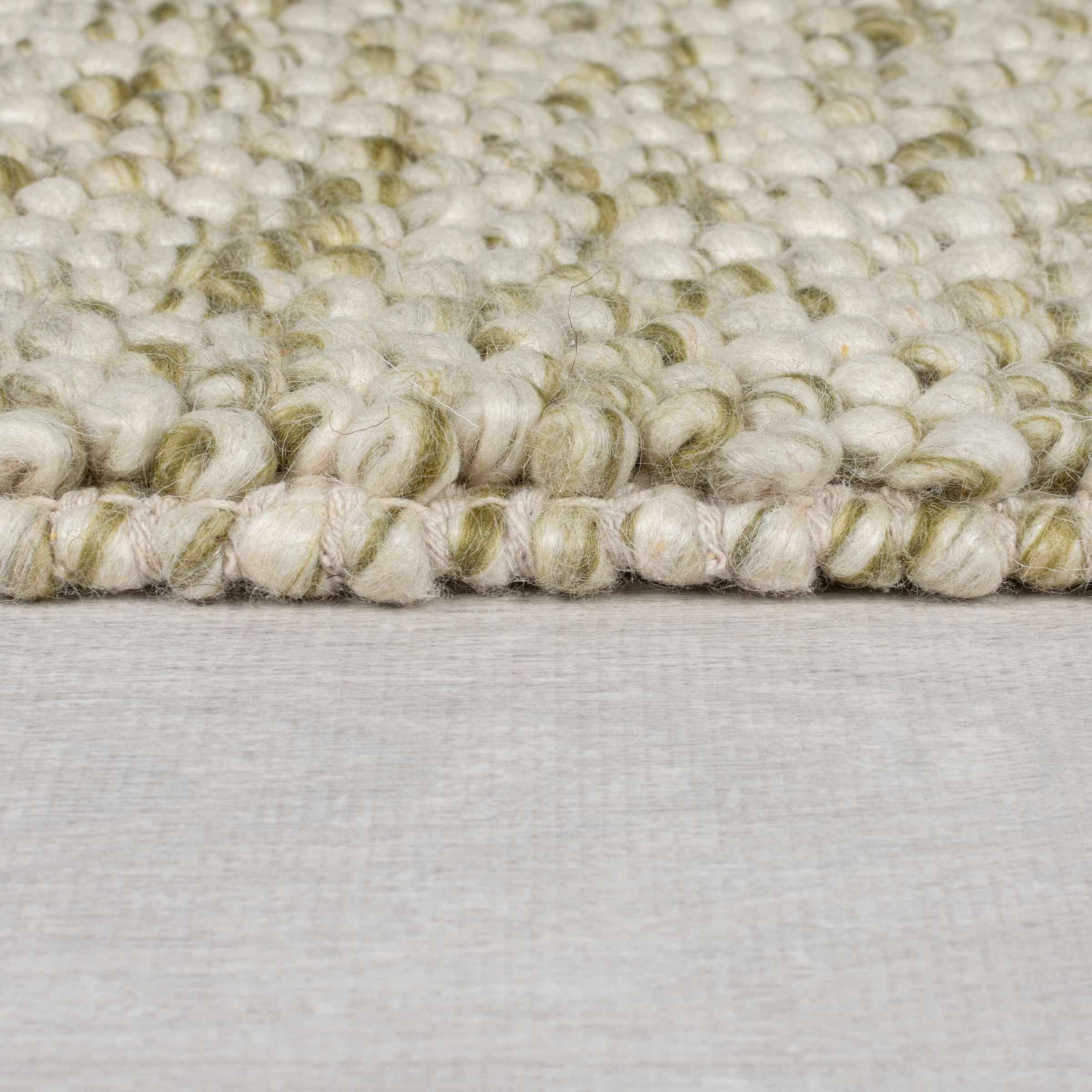 FLAIR RUGS Teppich »Minerals«, rechteckig, 3 mm Höhe, Neutraler Teppich aus mineralischer Wollmischung