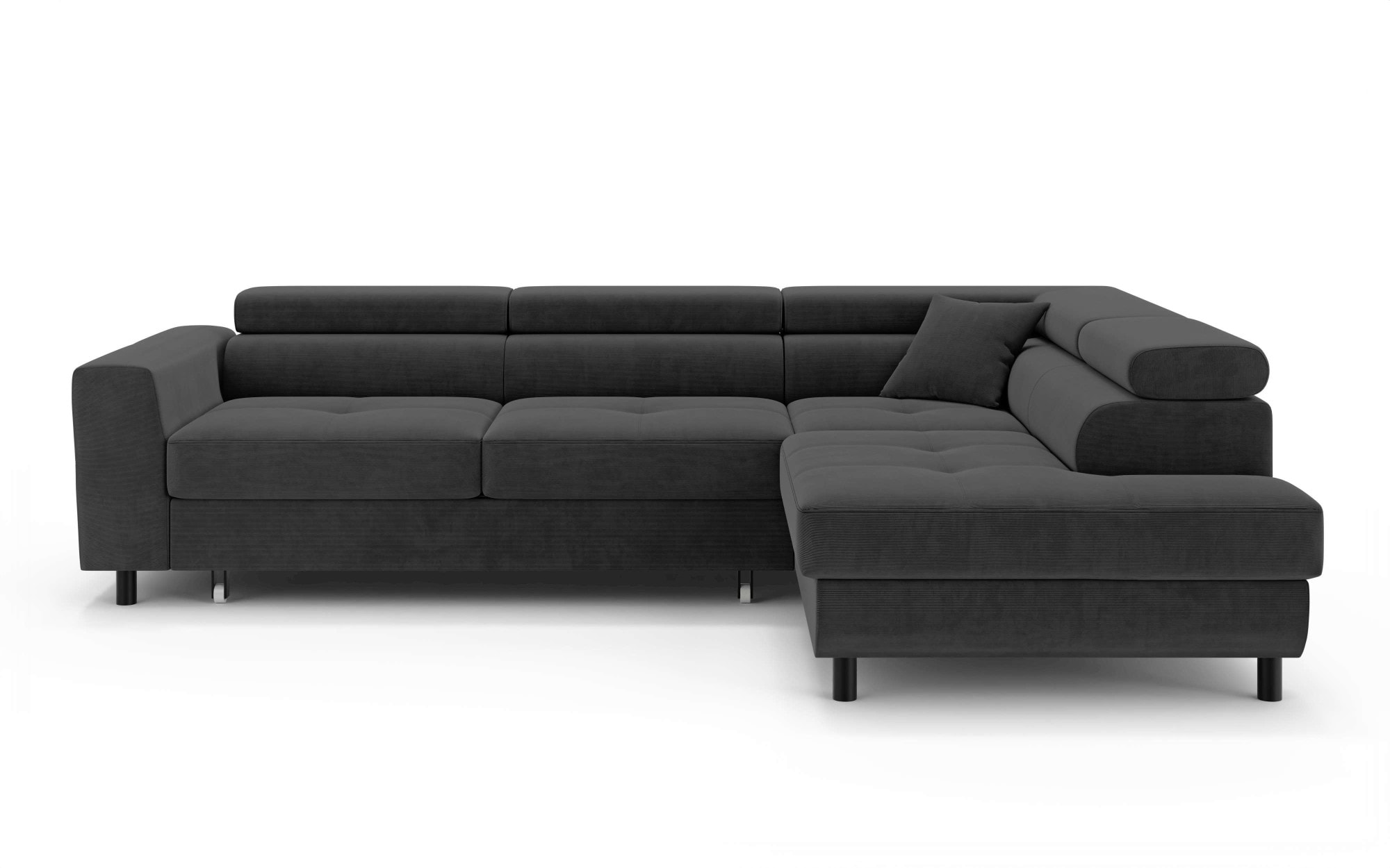 OTTO home Ecksofa »AADEN Schlafsofa mit verstellbaren Kopfstützen, B/T/H: 2 günstig online kaufen