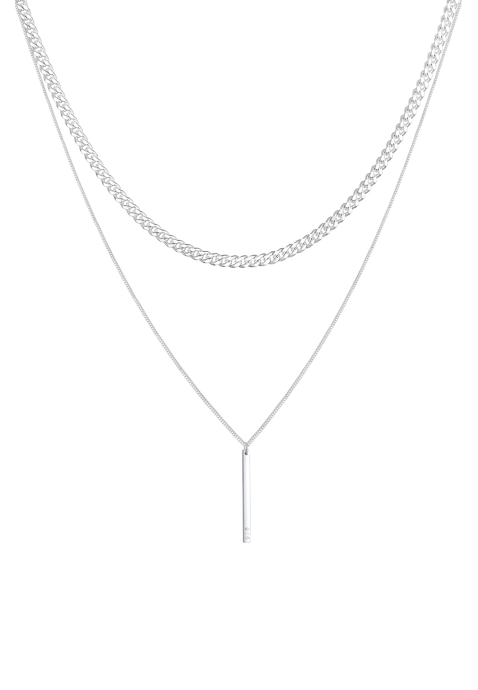Elli Premium Gliederkette »Halskette Layer 925 Sterling Silver«