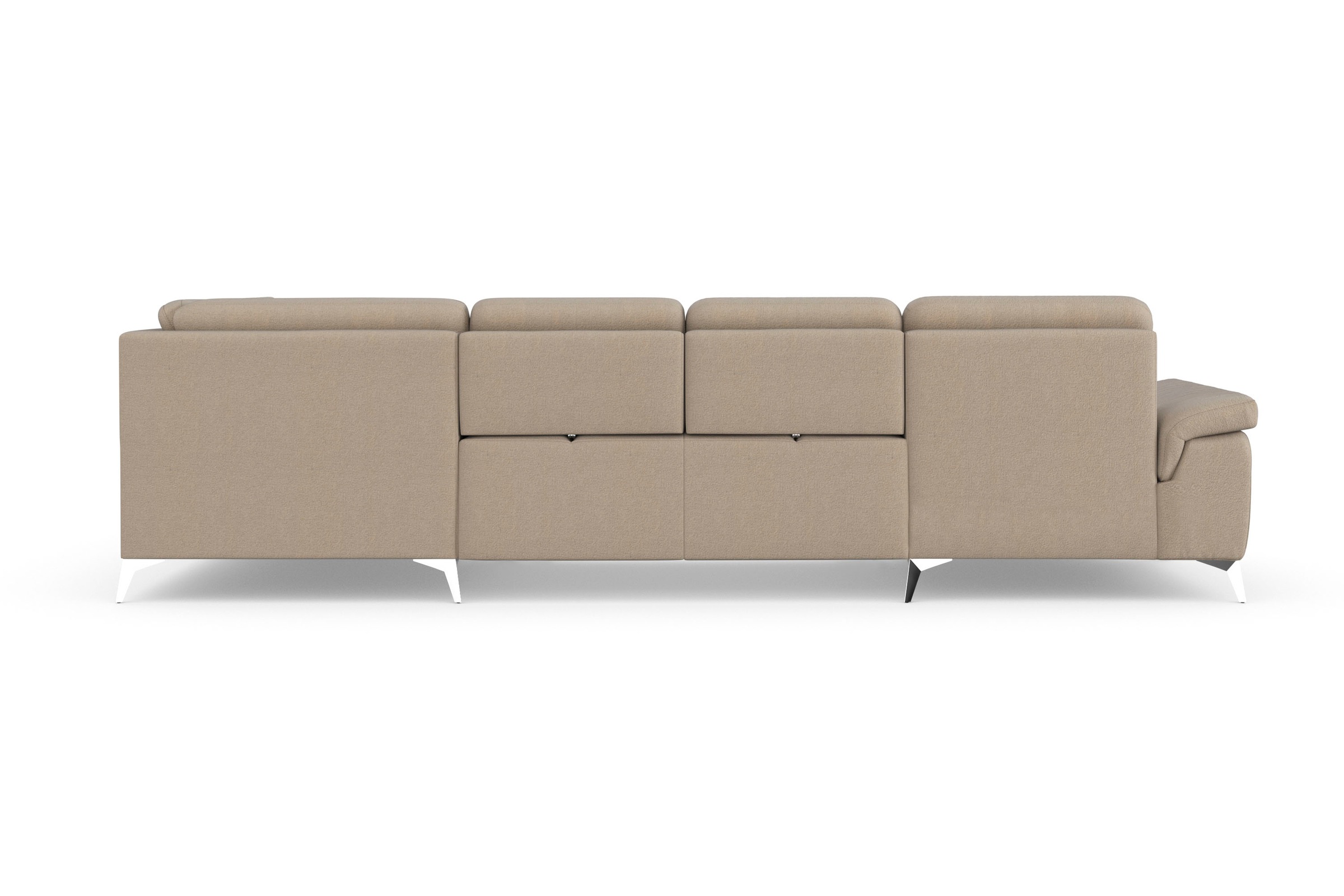 sit&more Wohnlandschaft »Padua U-Form«, inklusive Sitztiefenverstellung, Armteilfunktion und Federkern