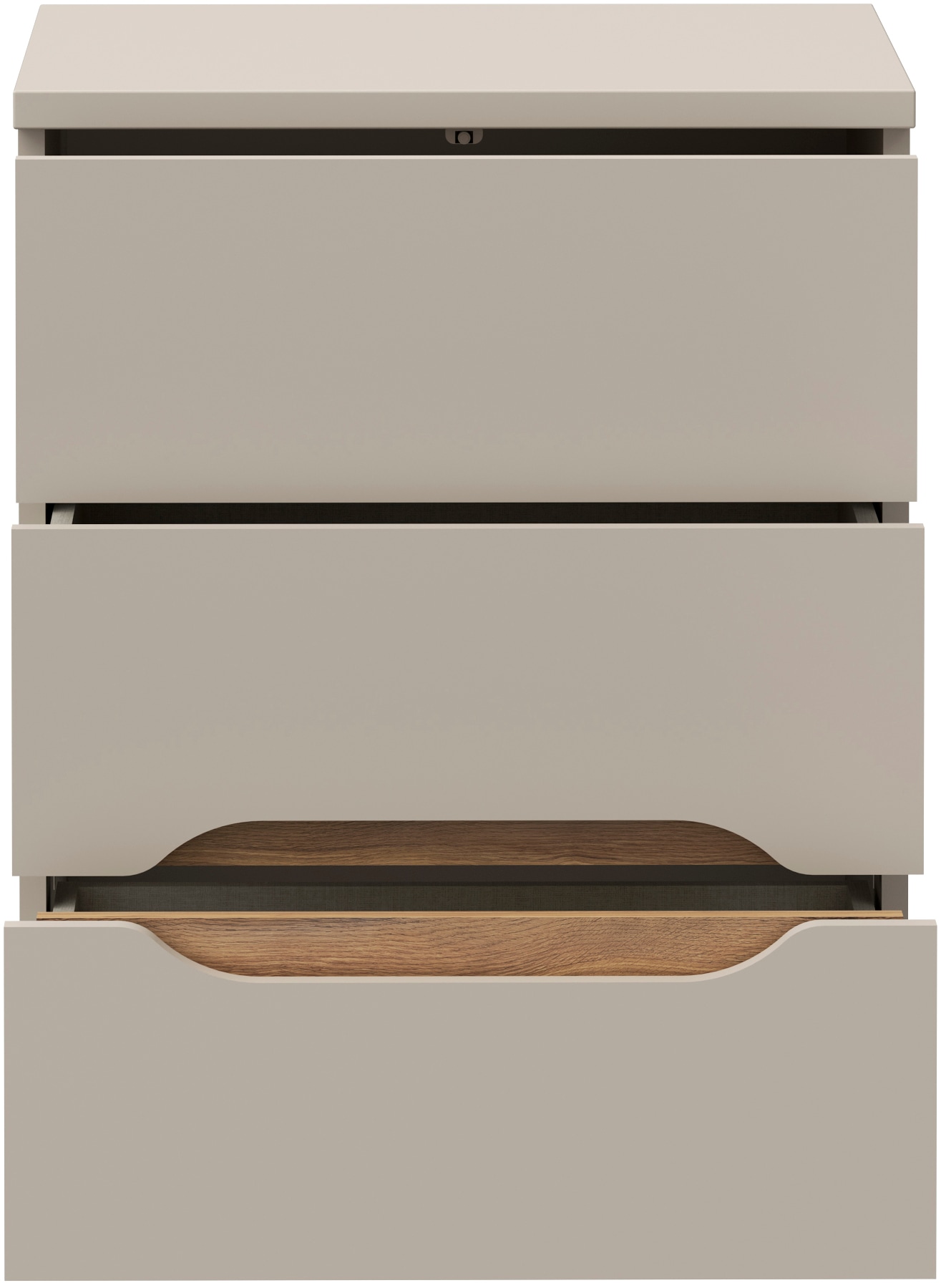 FORTE Nachtkommode B/H/T 50,4/63,5/41,5 cm  Nako passend zum Boxspringbett