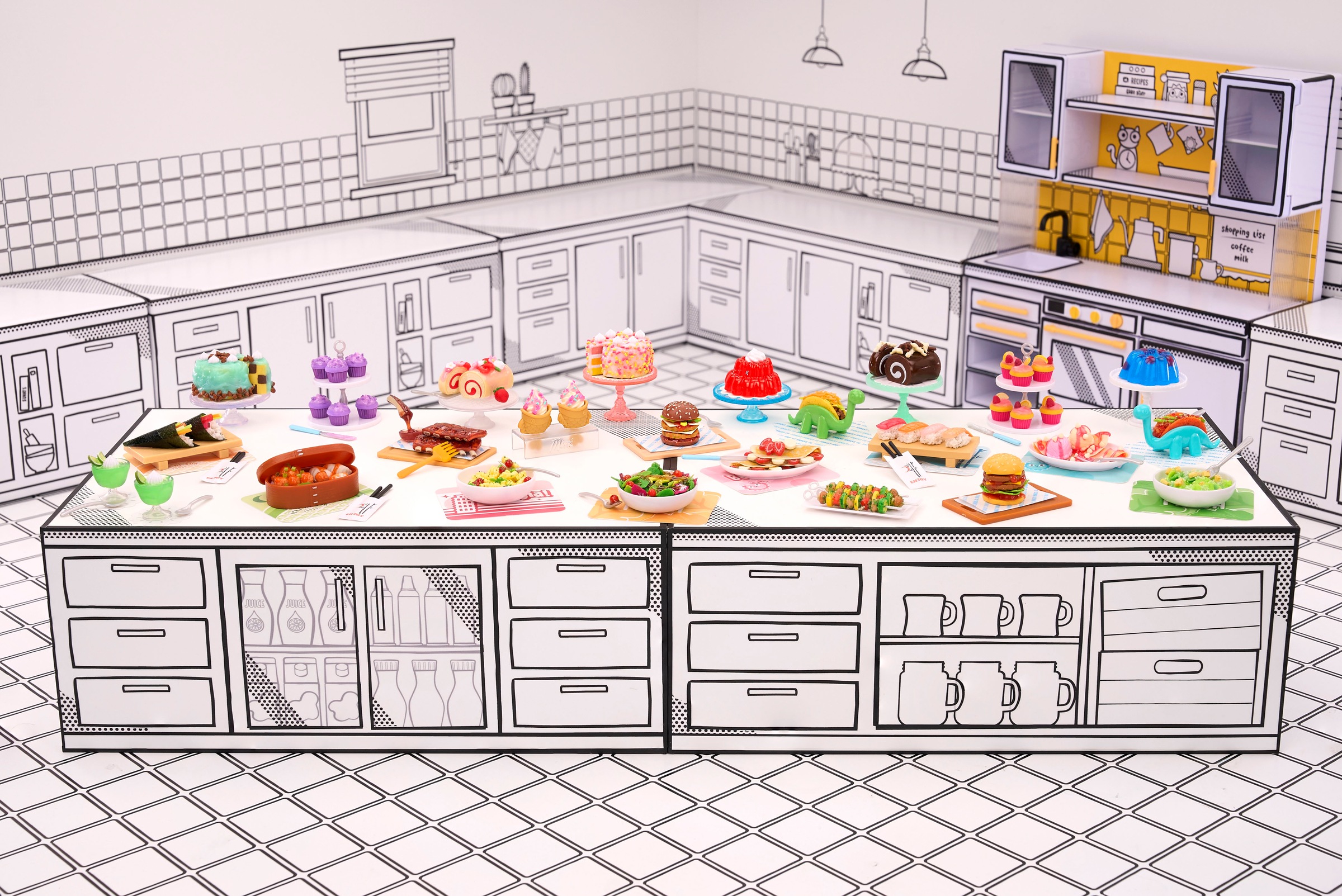 MGA ENTERTAINMENT Kreativset »MGA's Miniverse - Make It Mini Foods: Cafe in PDQ Series 3B«, sortierte Lieferung