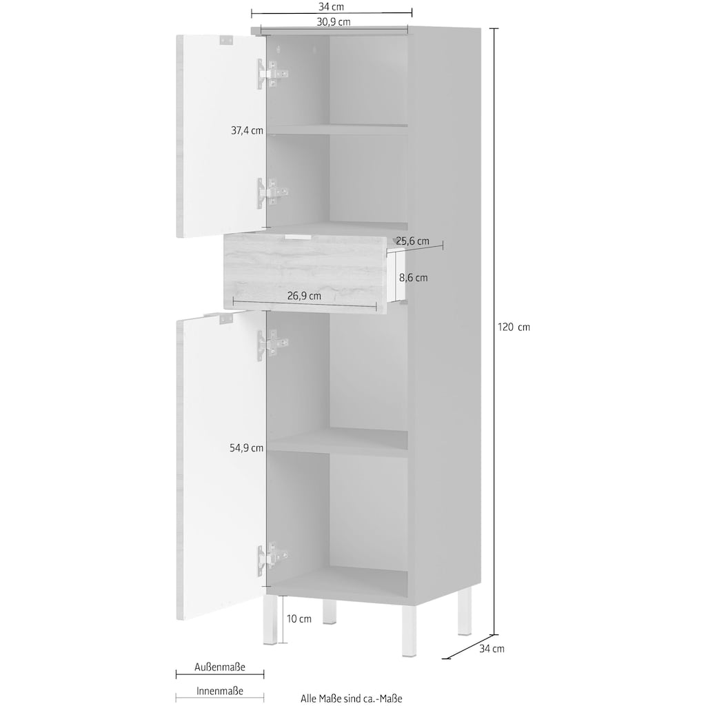 GERMANIA Midischrank »GW-Mauresa«