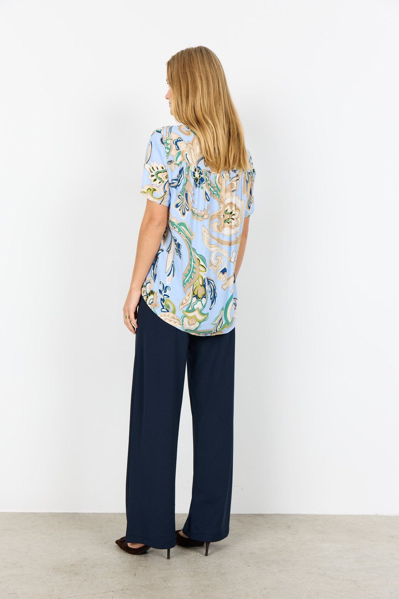 soyaconcept Shirtbluse »SC-CASJA 1« aus Viskose, normale Passform, mit gemustertem Druck, pflegeleicht