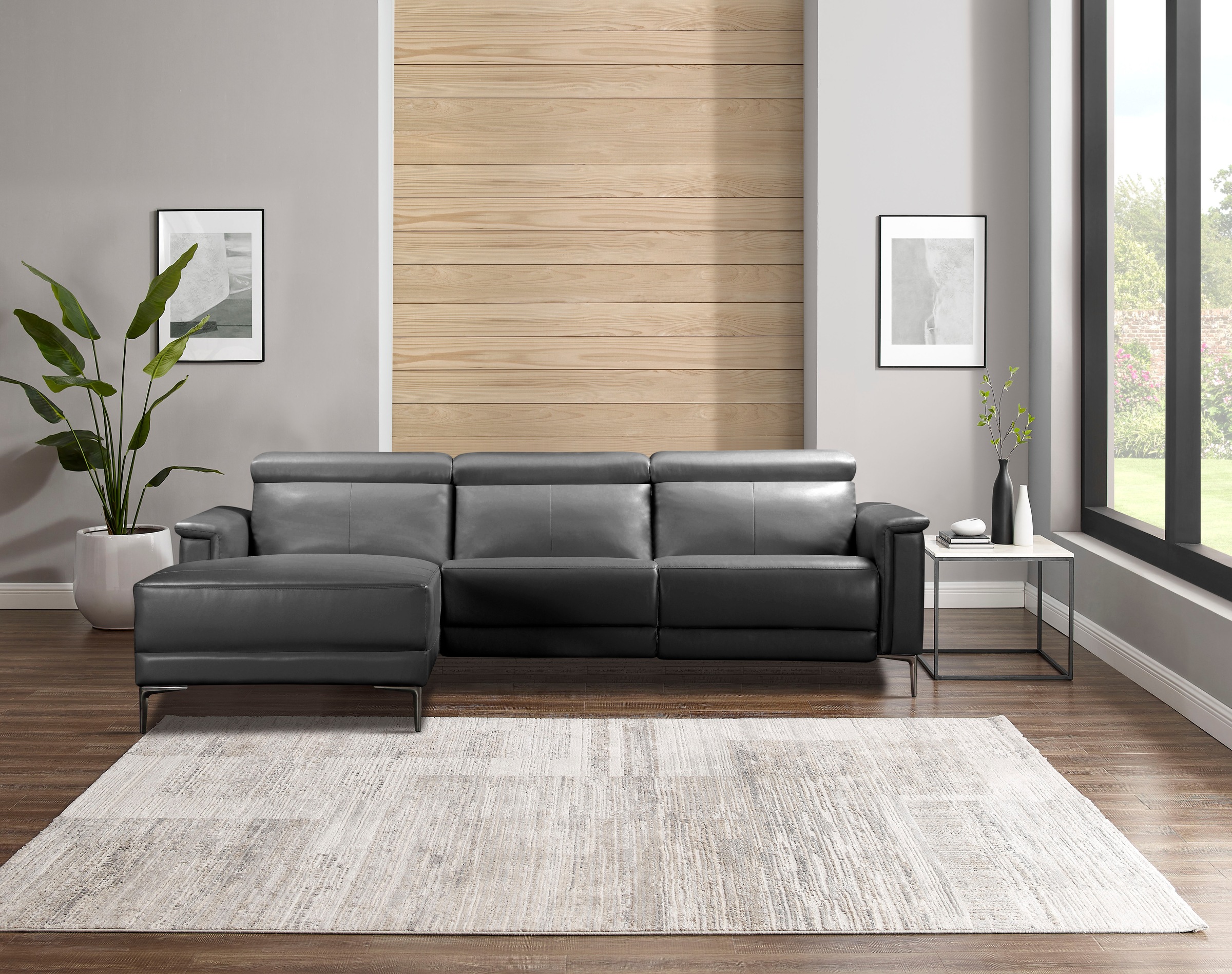 Home affaire Ecksofa »Lund, L-Form, 261cm, man. o. elektr. Relaxfunktion (m günstig online kaufen