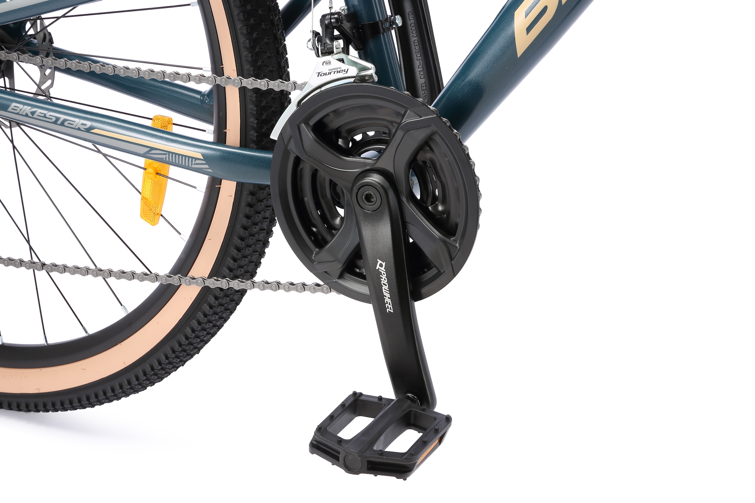 Bikestar Mountainbike 21 Gang Shimano RD-TY300 Schaltwerk Kettenschaltung für Damen und Herren, Kettenschaltung