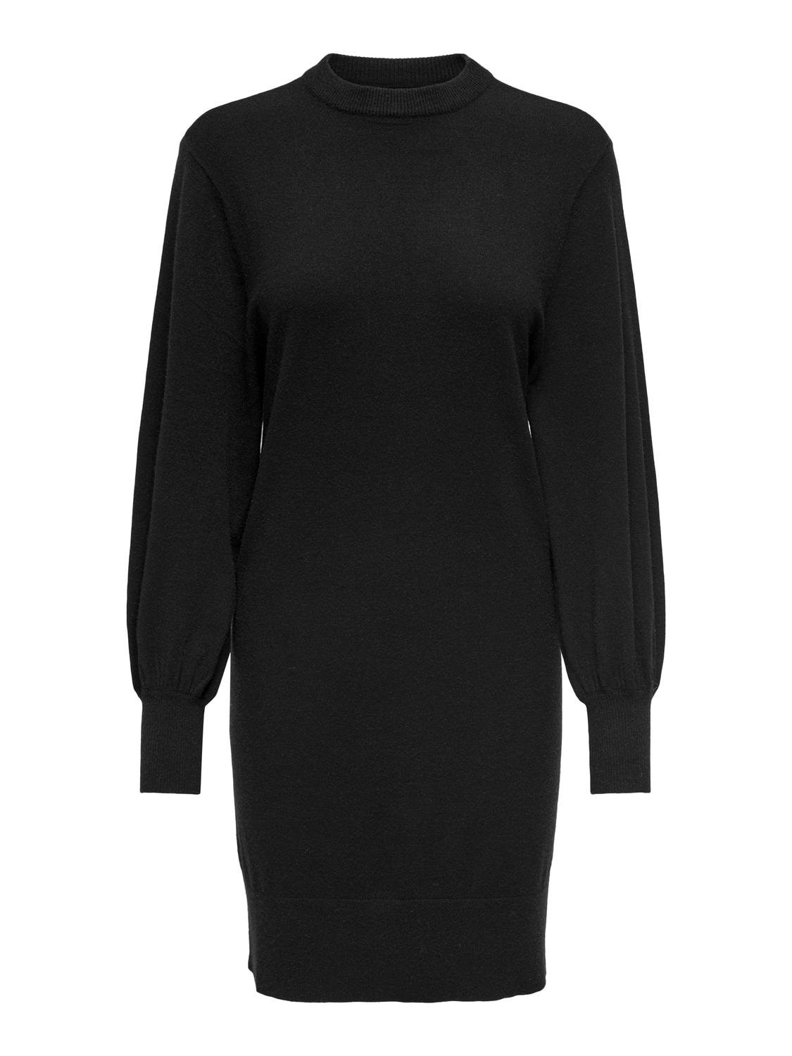 ONLY Strickkleid »ONLLABELLE LIFE L/S DRESS KNT NOOS« mit modischen Ballonärmeln