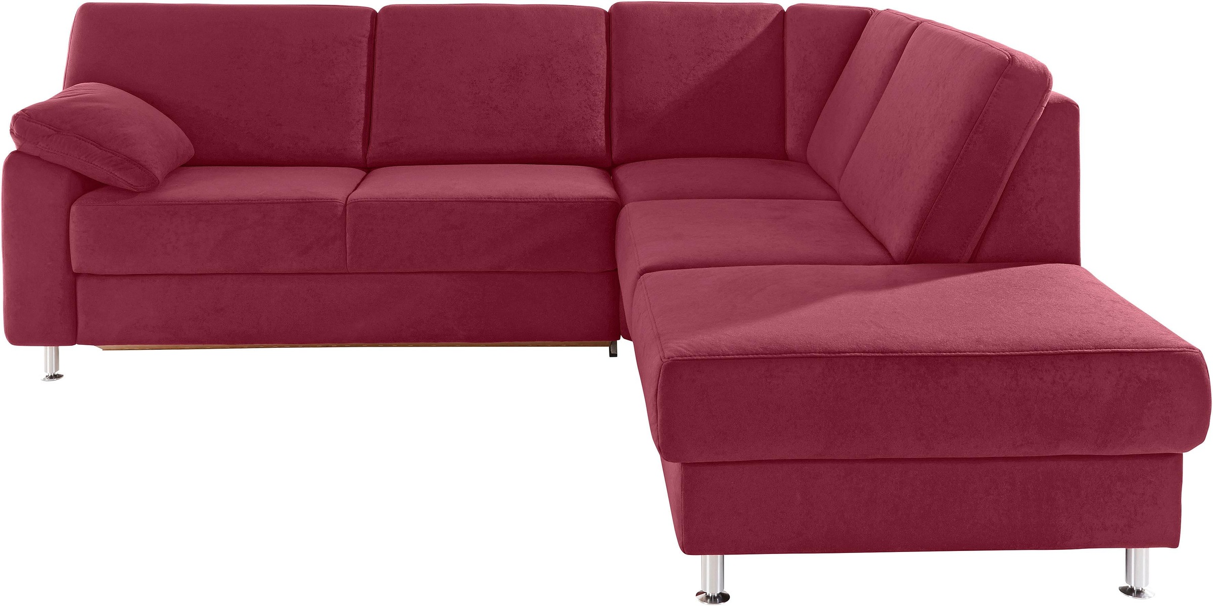sit&more Ecksofa »Belfort L-Form«, wahlweise mit Vorziehsitz und Bettkasten