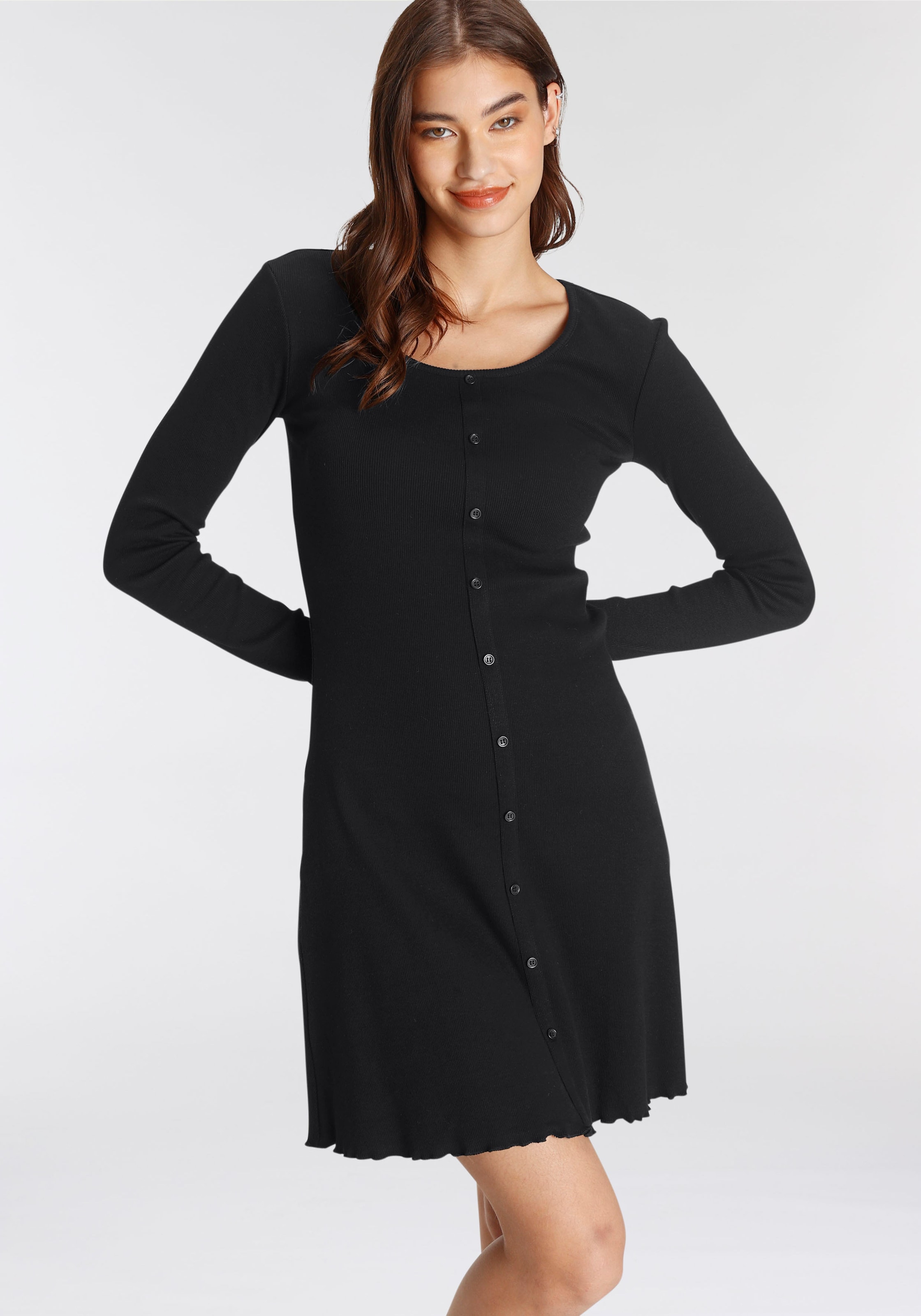AJC Minikleid, mit Zierknopfleiste