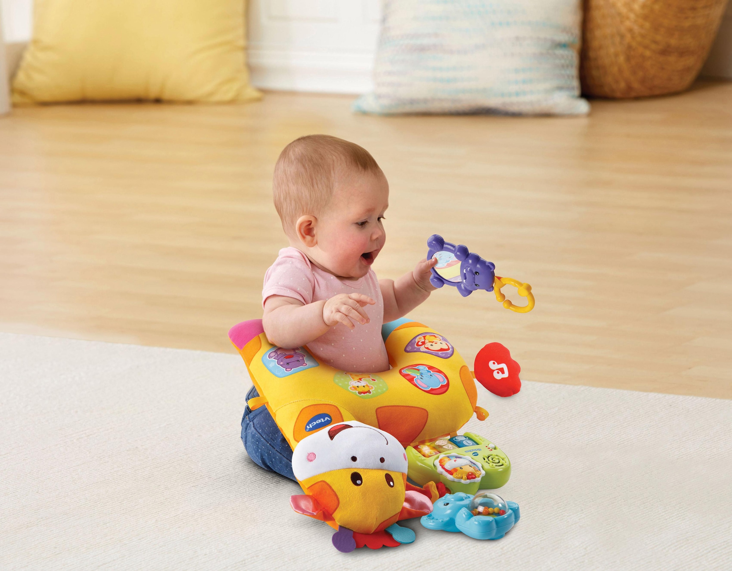 Vtech® Greifspielzeug »VTechBaby, Giraffenkissen«