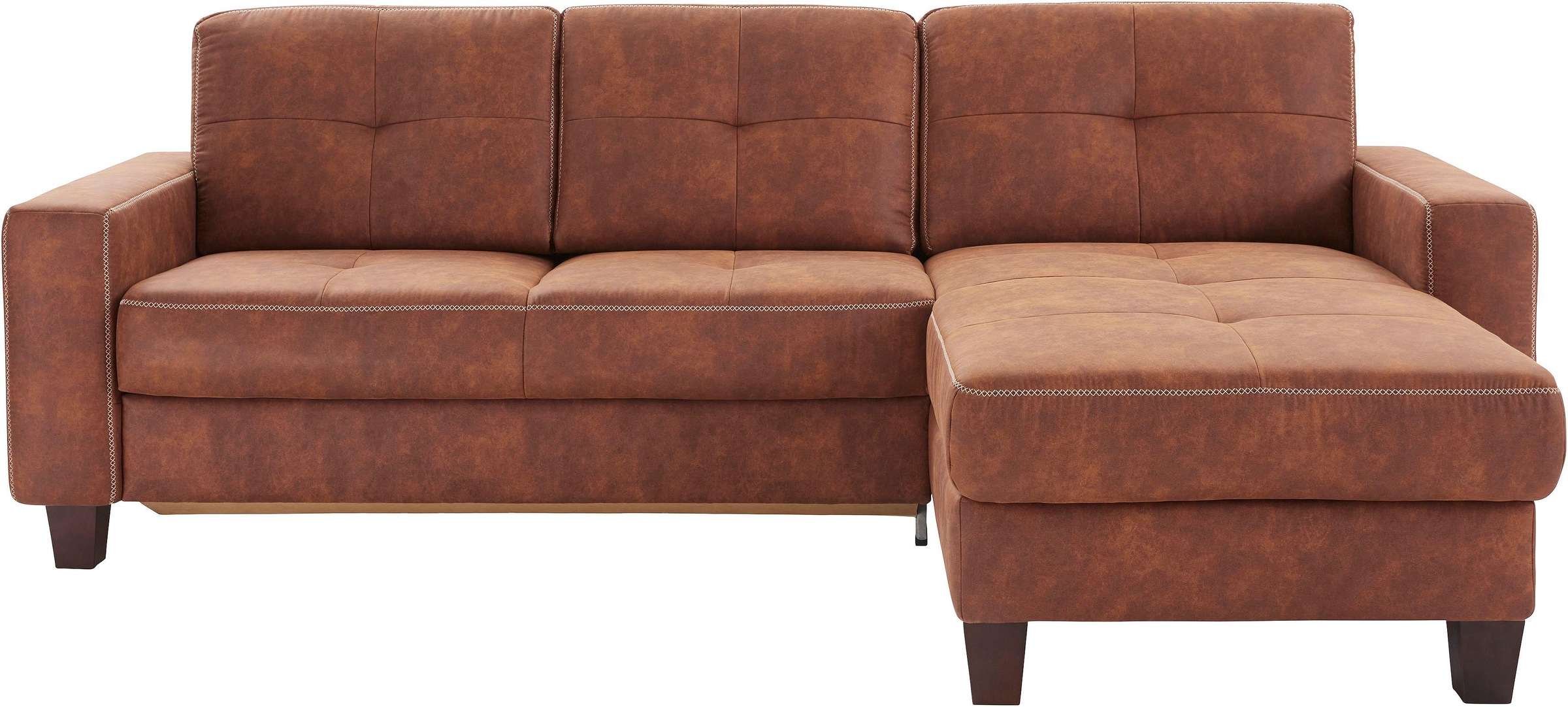 Places of Style Ecksofa "Varese", wahlweise mit Bettfunktion und Vorziehfun günstig online kaufen