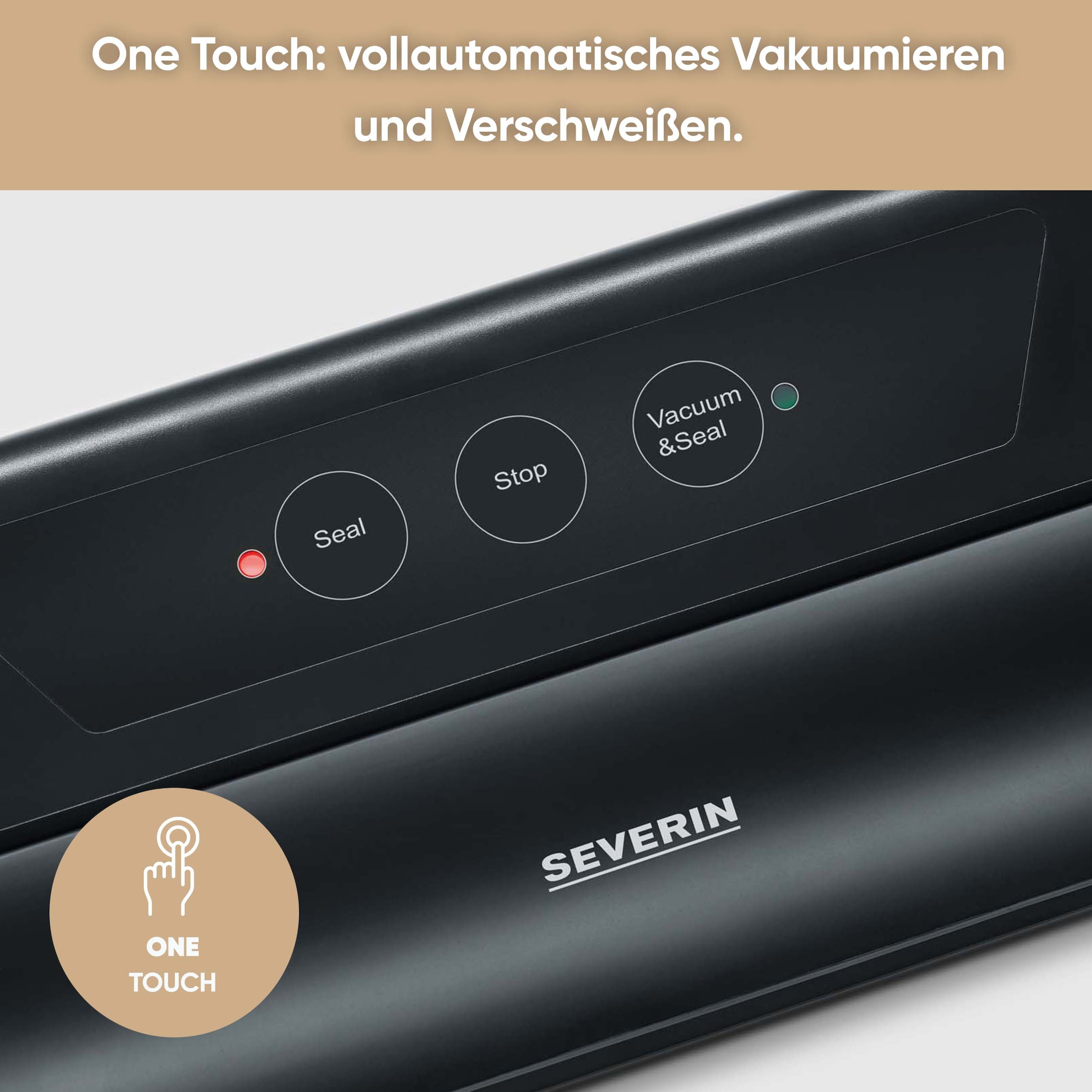 Severin Vakuumierer »FS 3610« 110 W automatisches Vakuumieren + Verschweißen, inkl. 10 Beutel 28 x 35 cm