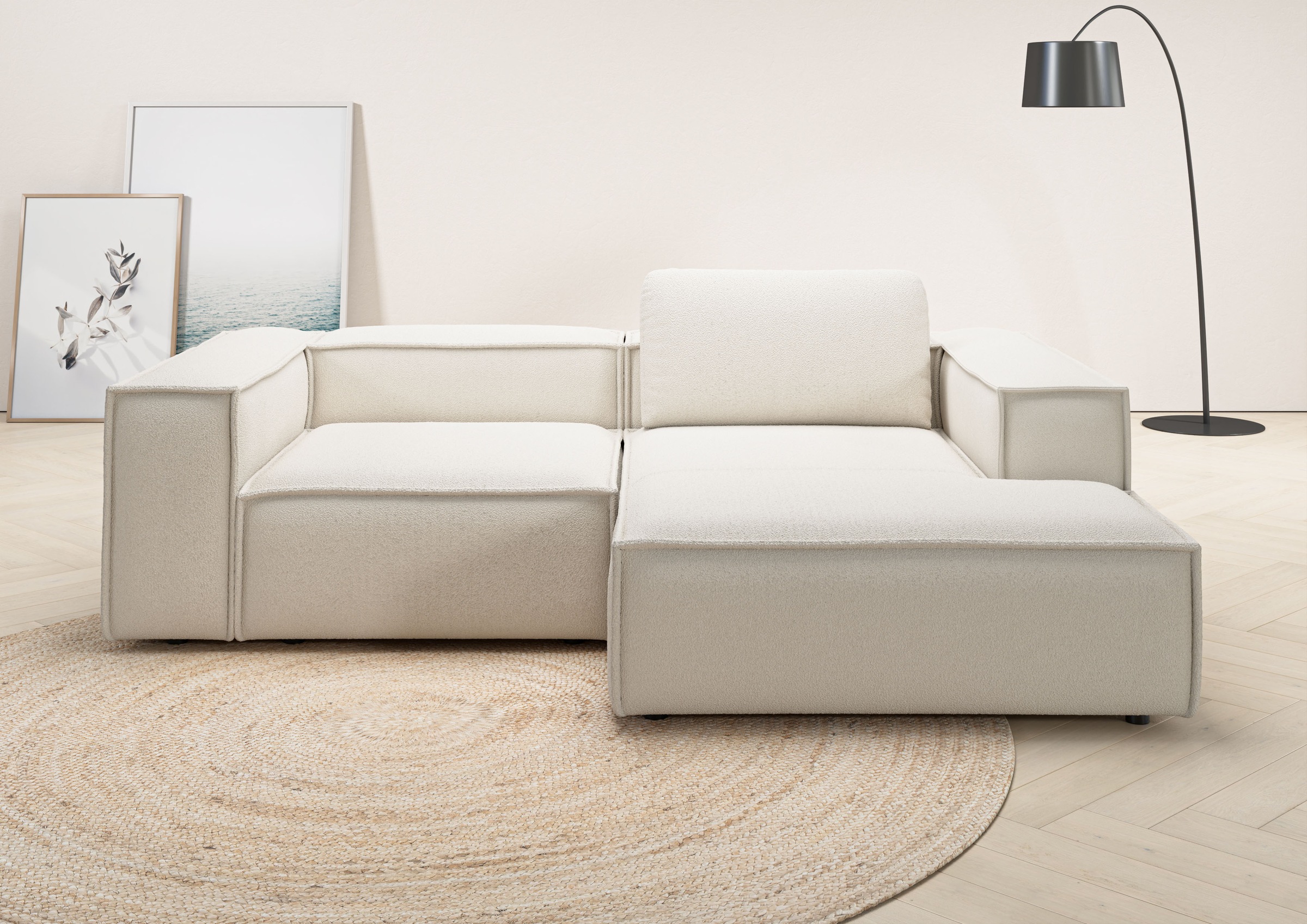 Places of Style Ecksofa »Watertown, kompakte L-Form, 246 cm breite für klei günstig online kaufen