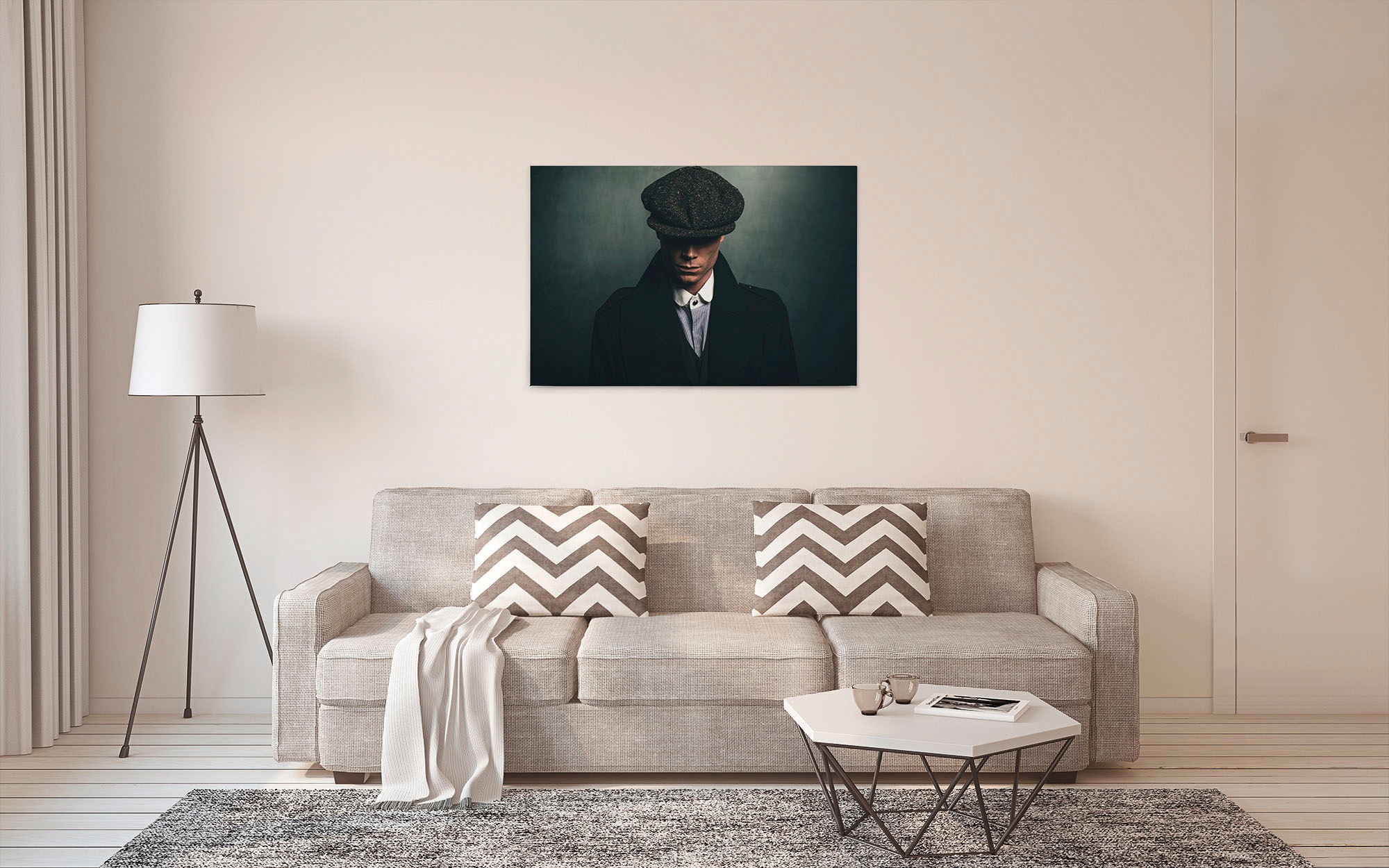A.S. Création Leinwandbild »roger«, Kunst-Personen-Kinder, (1 St.), Keilrahmen Bild Mann Leinwand-Bild Wohnzimmer modern Wandbild Kinder