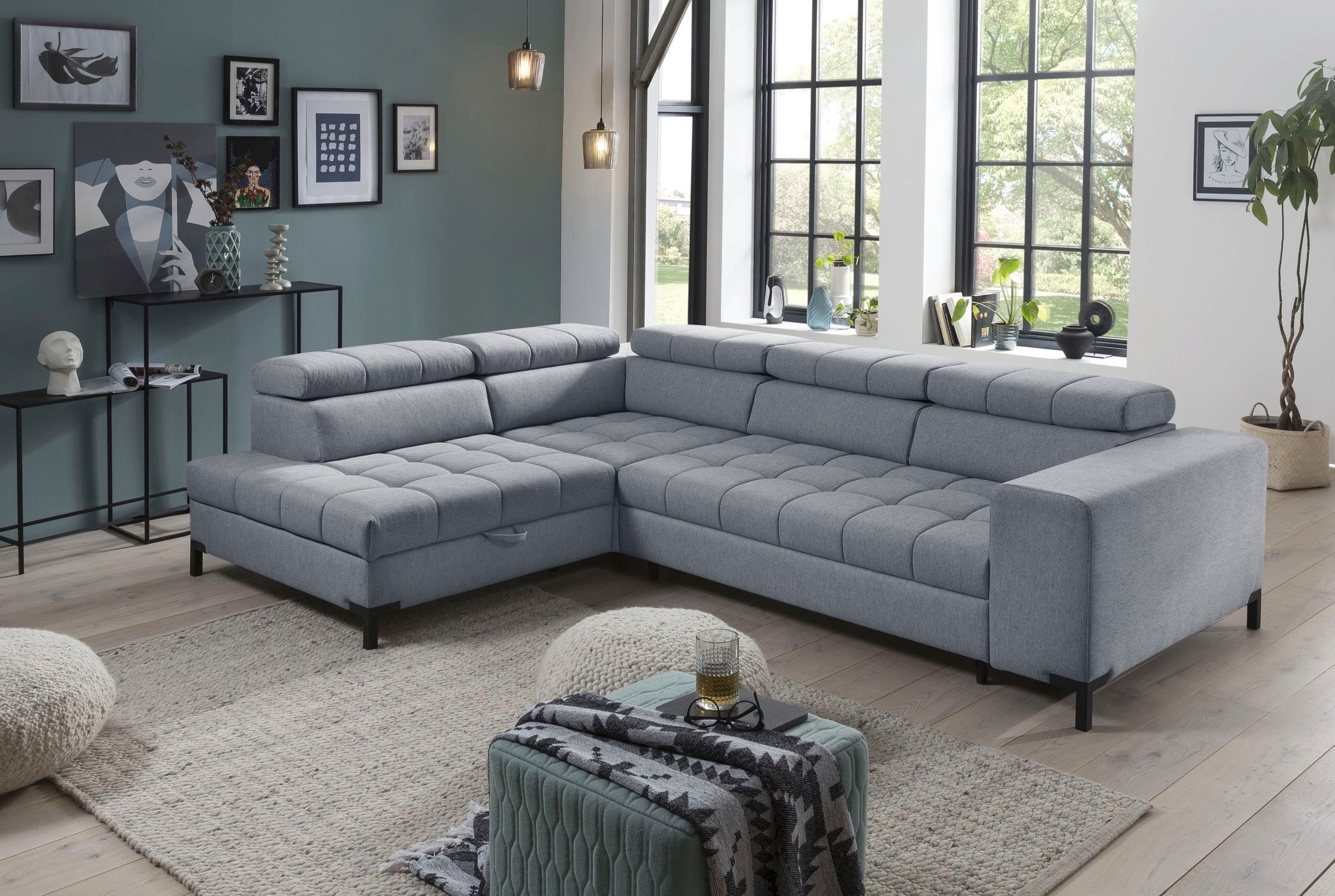 exxpo - sofa fashion Ecksofa »Bocco, hochwertige Verarbeitung, toller Sitzk günstig online kaufen