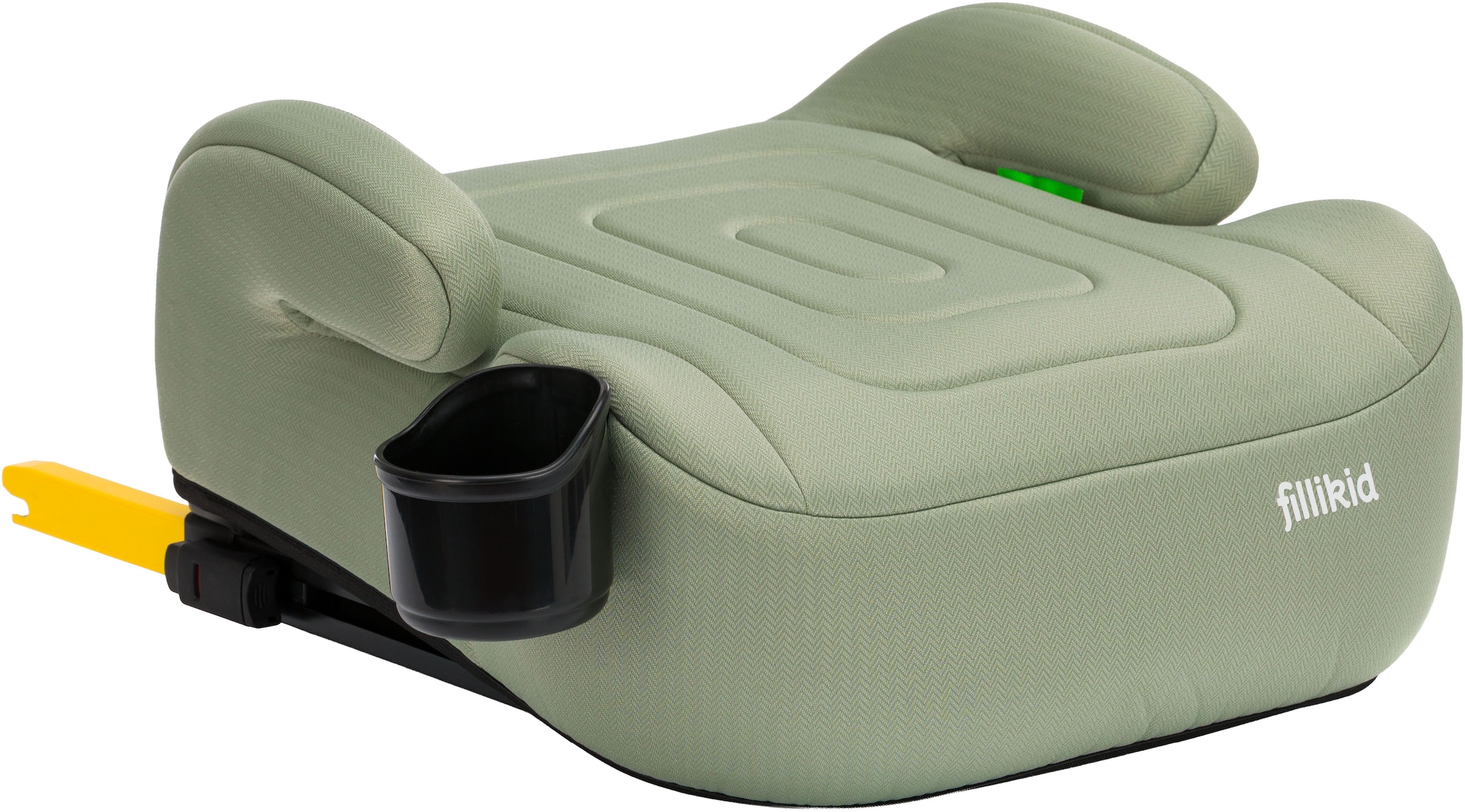 Fillikid Kindersitzerhöhung »Flip Deluxe, Auto mit verstellbarem Iso-Fix« mit Flaschenhalter