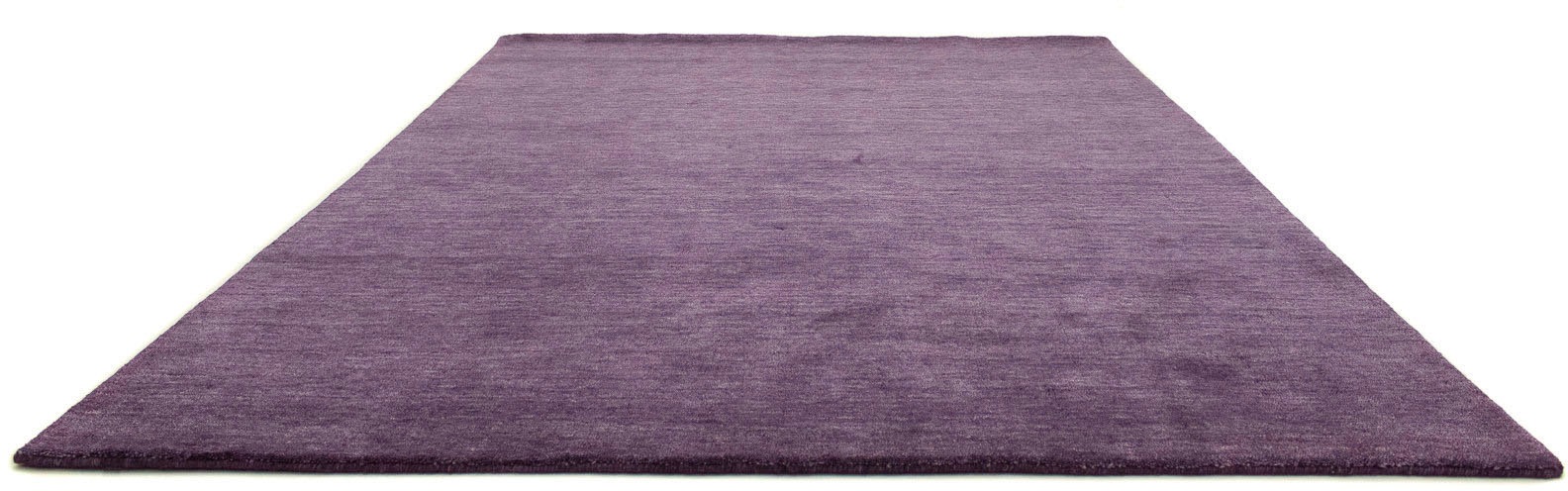 morgenland Wollteppich »Uni - Gabbeh Teppich - Softy«, rechteckig, 1,6 mm Höhe, Gabbeh Optik, Uni Farben, reine Wolle, sehr weicher Flor, Wohnzimmer