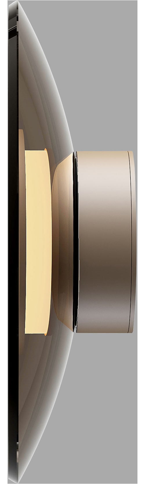 Neuhaus PURE LED Wandleuchte »PURE Moon« LED-Board 1 Stk. Warmweiß Dimmfähig über separaten Dimmer, Glas Amberfarben