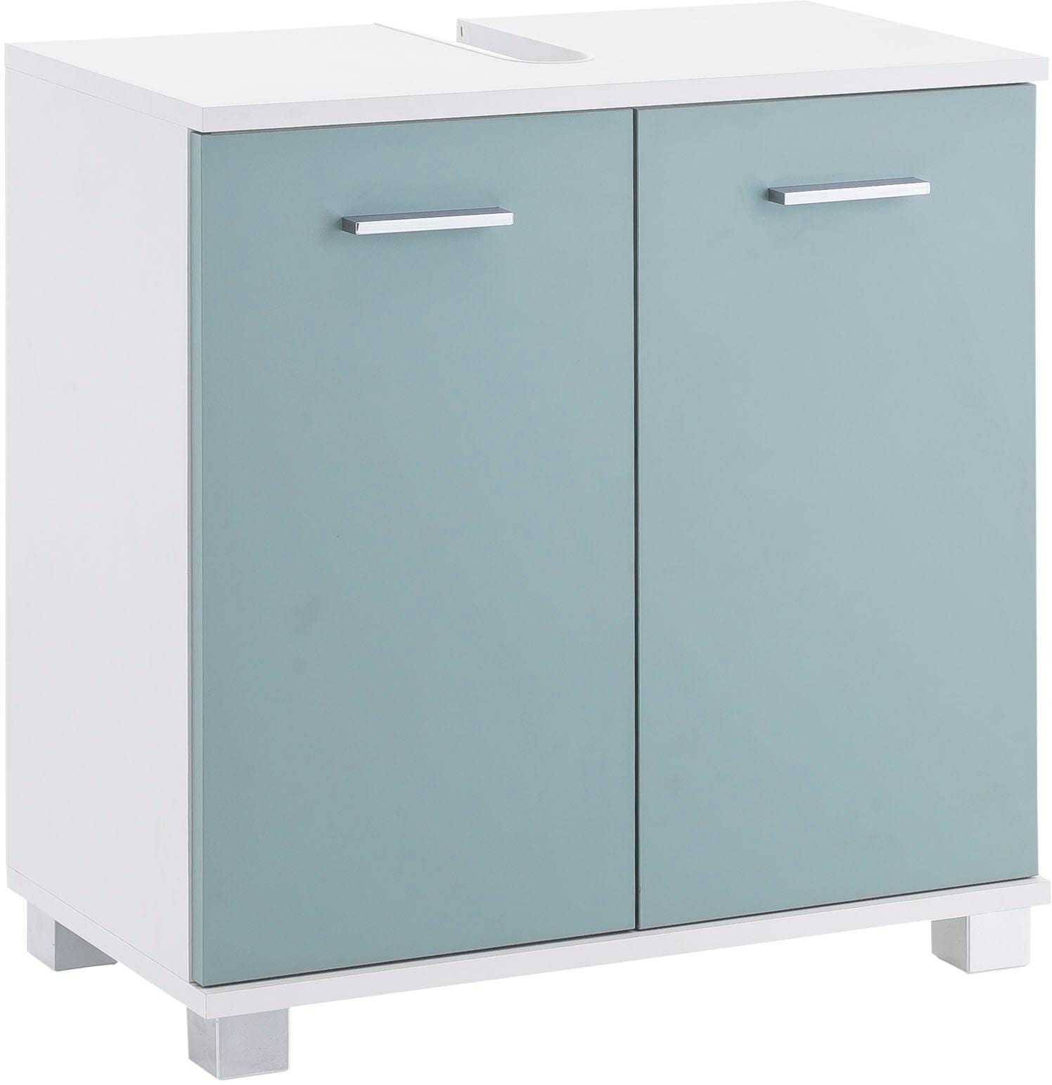 Schildmeyer Waschbeckenunterschrank »Lumo«, im bestellen Türen & Online-Shop 2 Metallgriffen cm, Breite mit 60