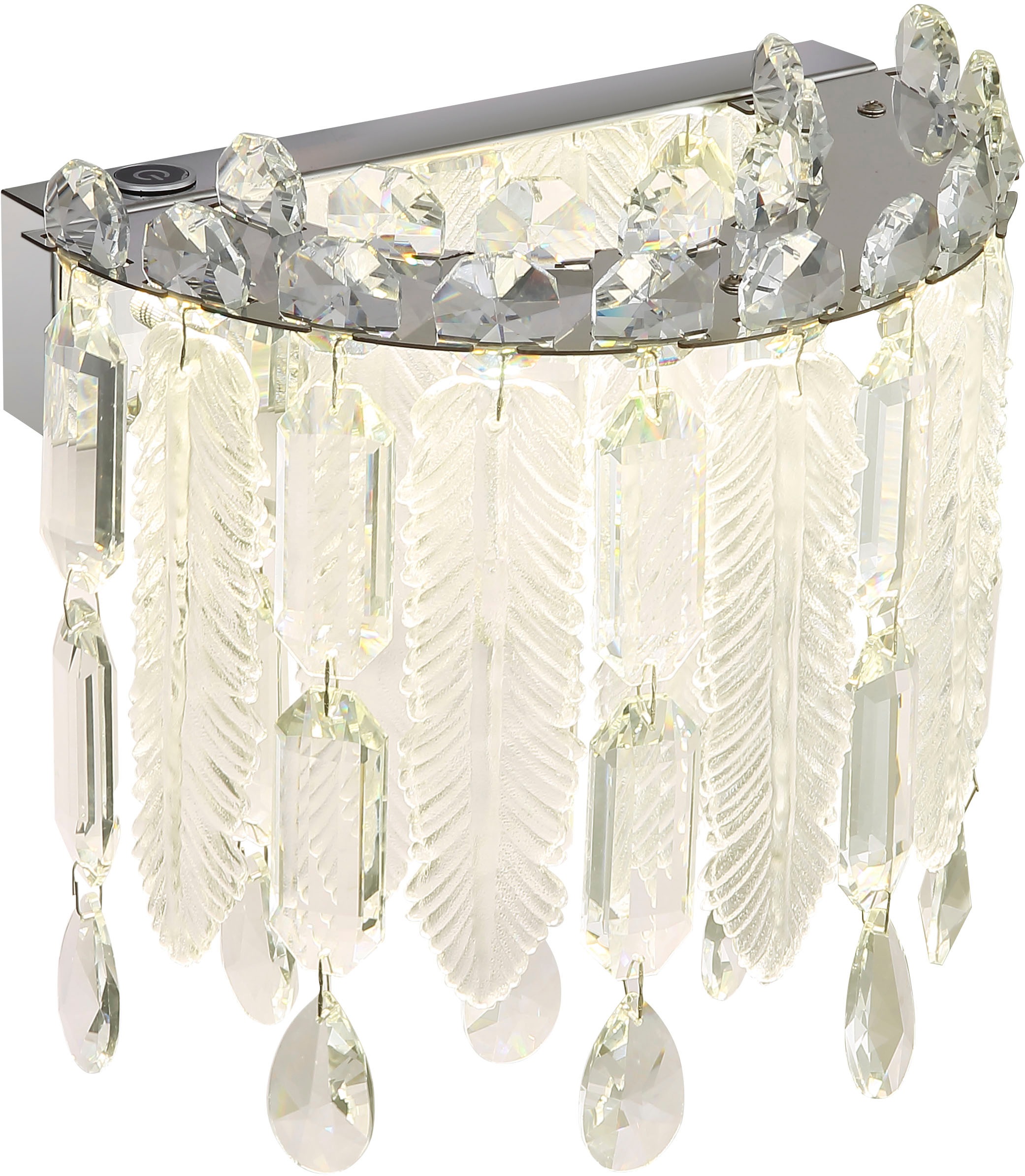 GLOBO LIGHTING Wandleuchte »KLUNKA« LED-Modul 1 Stk. Wandlampe Wand Wohnzimmer Flur Wandbeleuchtung