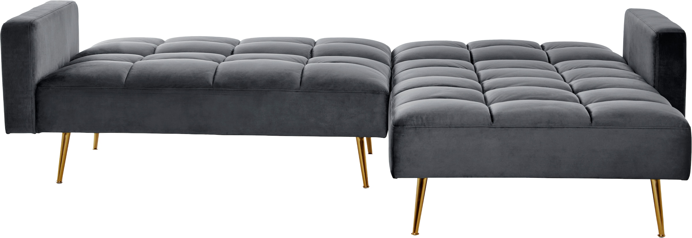 Jahnke Ecksofa »CHILLAX POSH CORNER« mit Schlaffunktion, wechselseitig montierbar, 244 x 150 cm