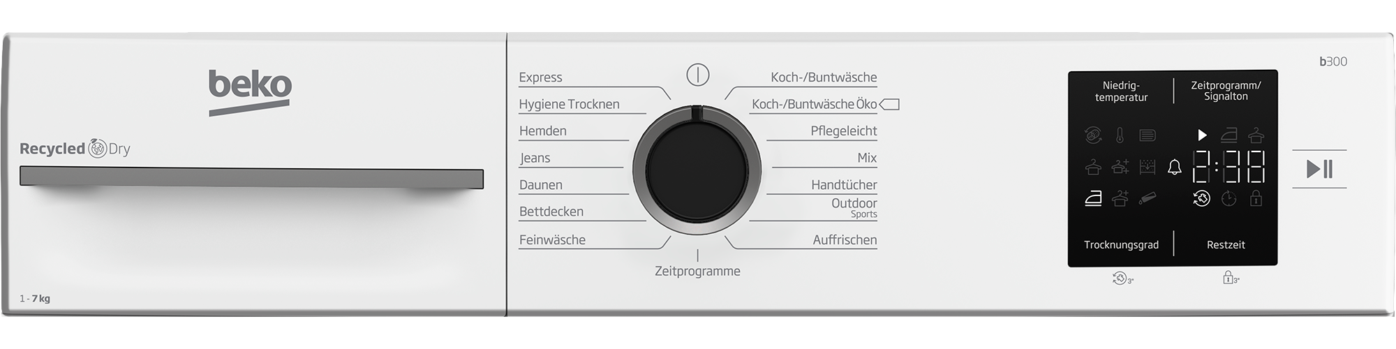 BEKO Kondenstrockner »BM3T37249W«, Wärmepumpentechnologie