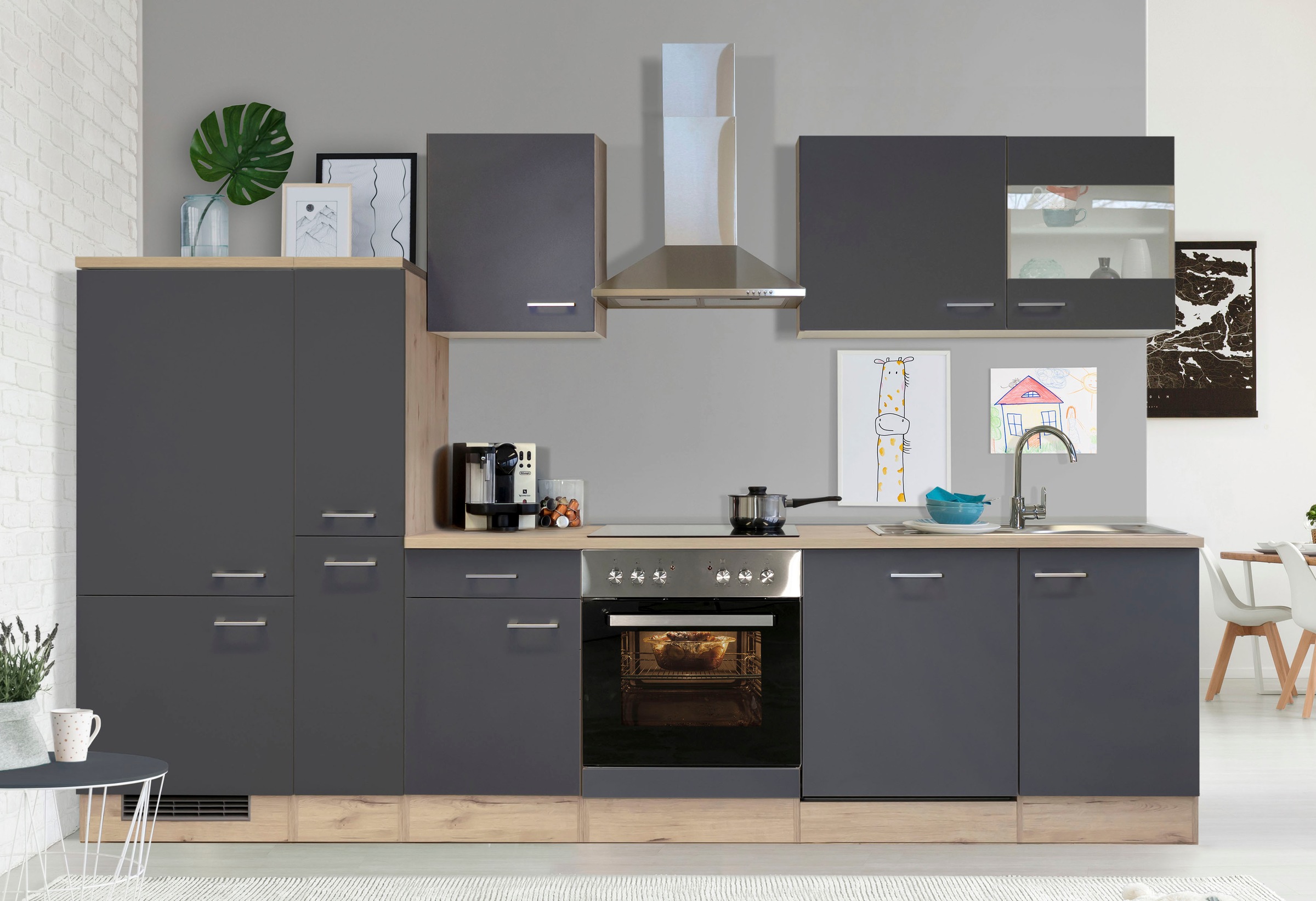 Flex-Well Küchenzeile »Morena«, mit E-Geräten, Gesamtbreite 310 cm online  kaufen