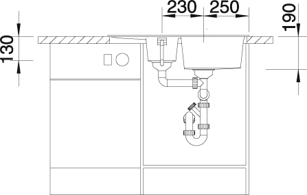 Blanco Granitspüle »METRA 6 S Compact« aus SILGRANIT®