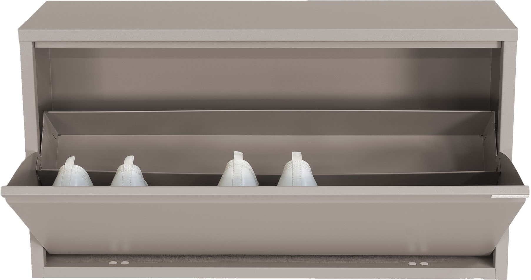 Spinder Design Schuhschrank »BILLY 1« Stahlschuhschrank mit Doppelfach