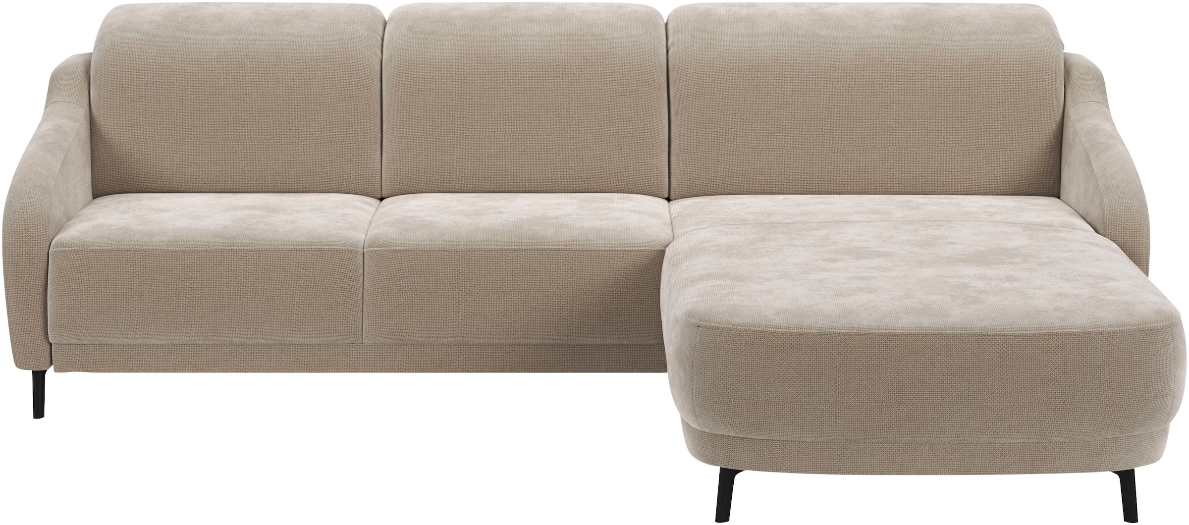 sit&more Ecksofa »Blues L-Form«, wahlweise mit Klapptisch und USB günstig online kaufen