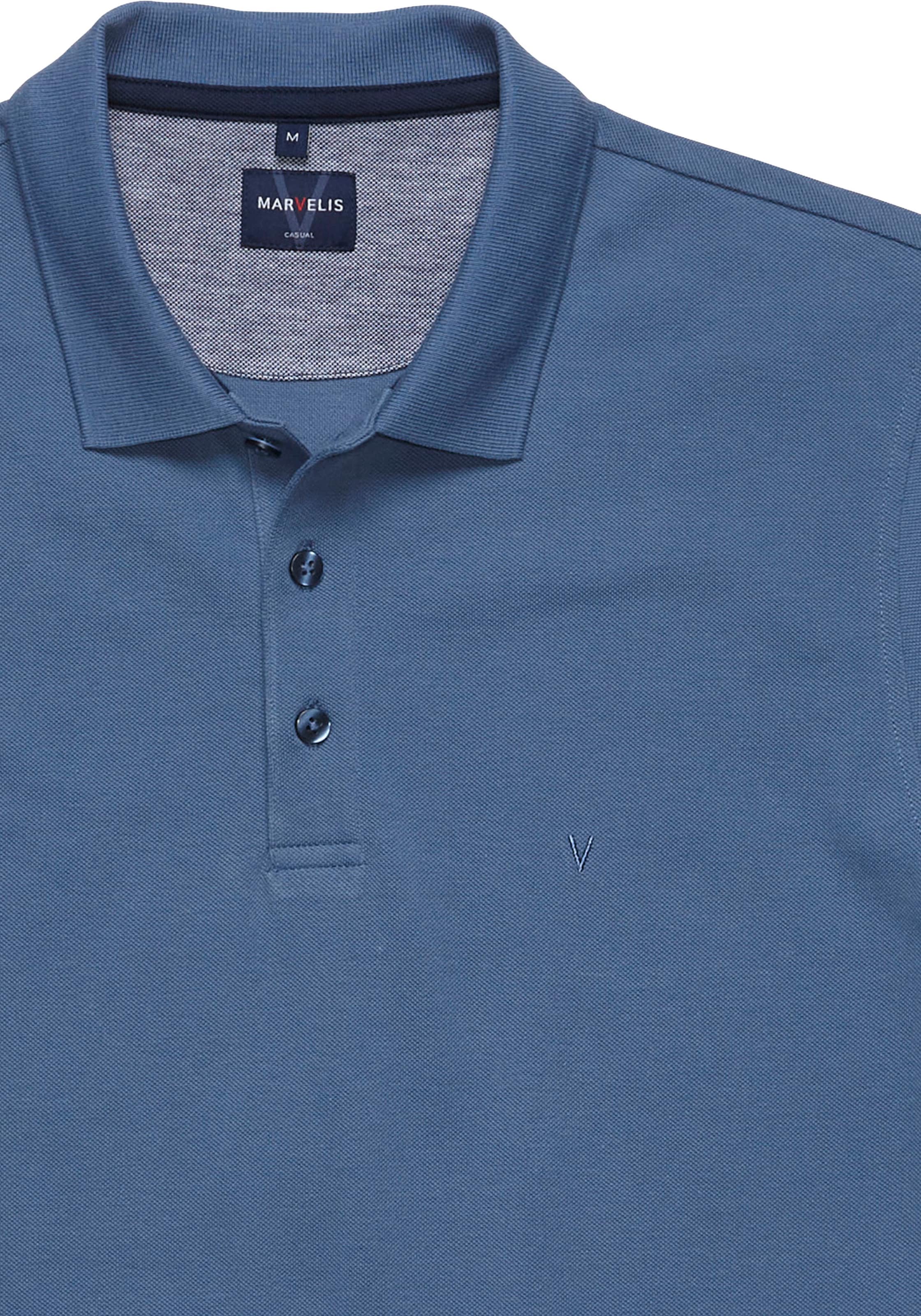 MARVELIS Poloshirt Pique, normale Passform