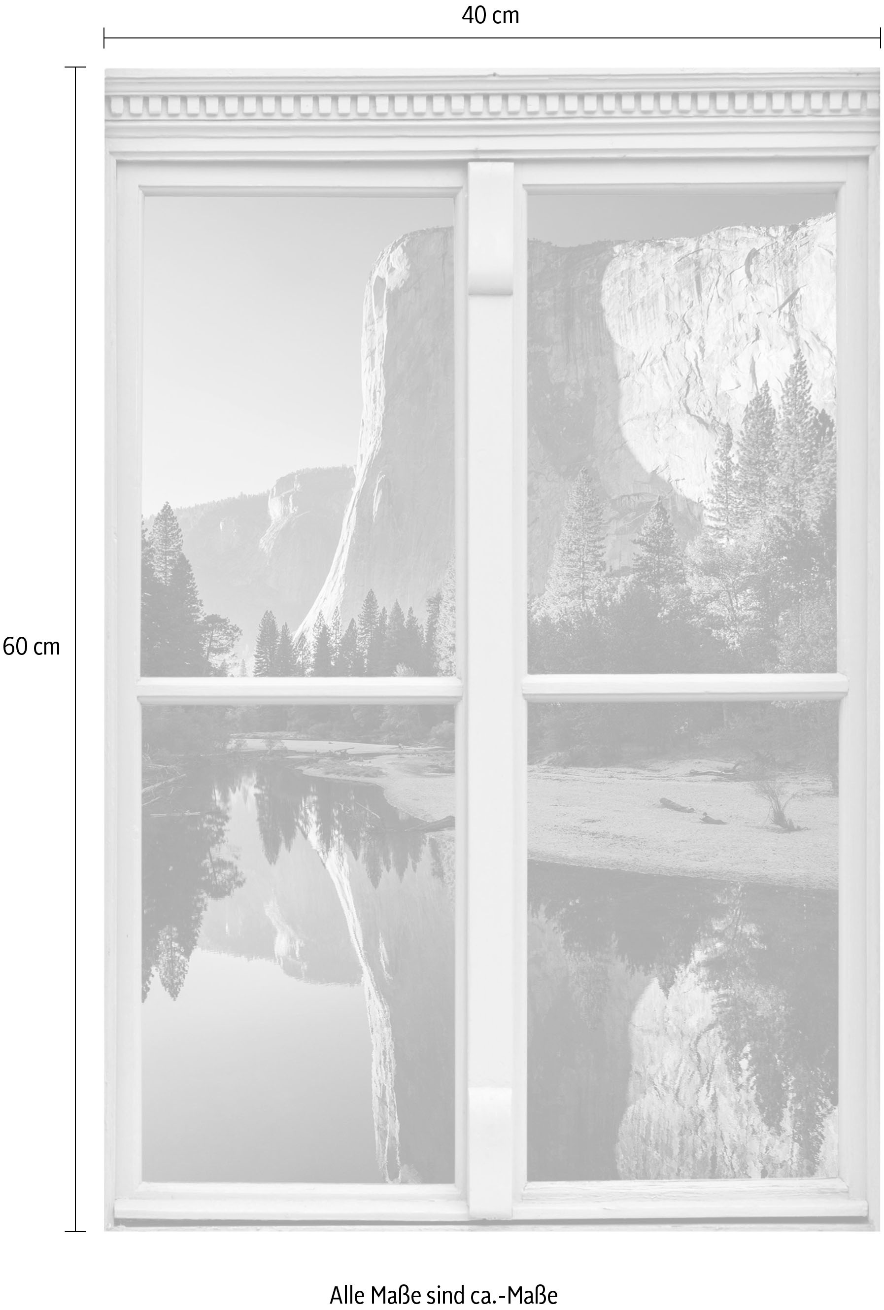 queence Wandsticker »Felswand« Wandsticker, Wandbild, selbstklebend, 3D, Fe günstig online kaufen