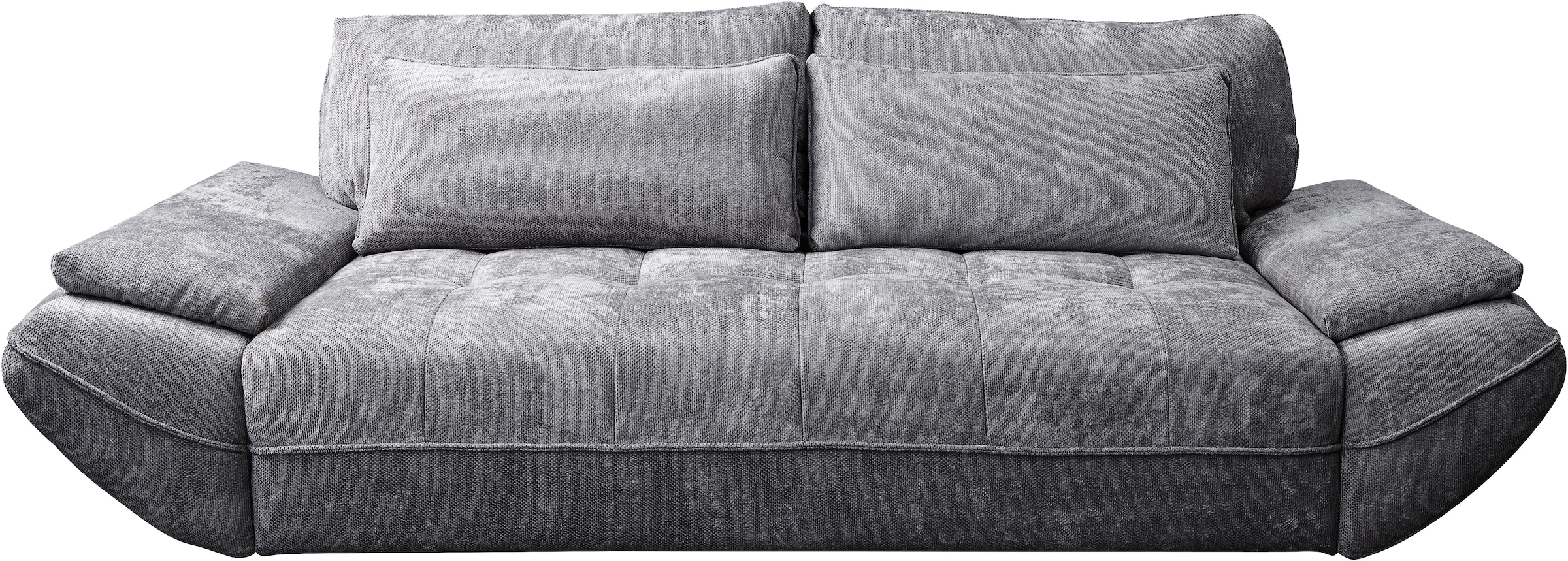 exxpo - sofa fashion Big-Sofa »Elma Mega Schlafsofa, Breite 280, bequem und komfortabel« inkl. Bettfunktion und Bettkasten,toller Sitzkomfort, Steppung im Sitz