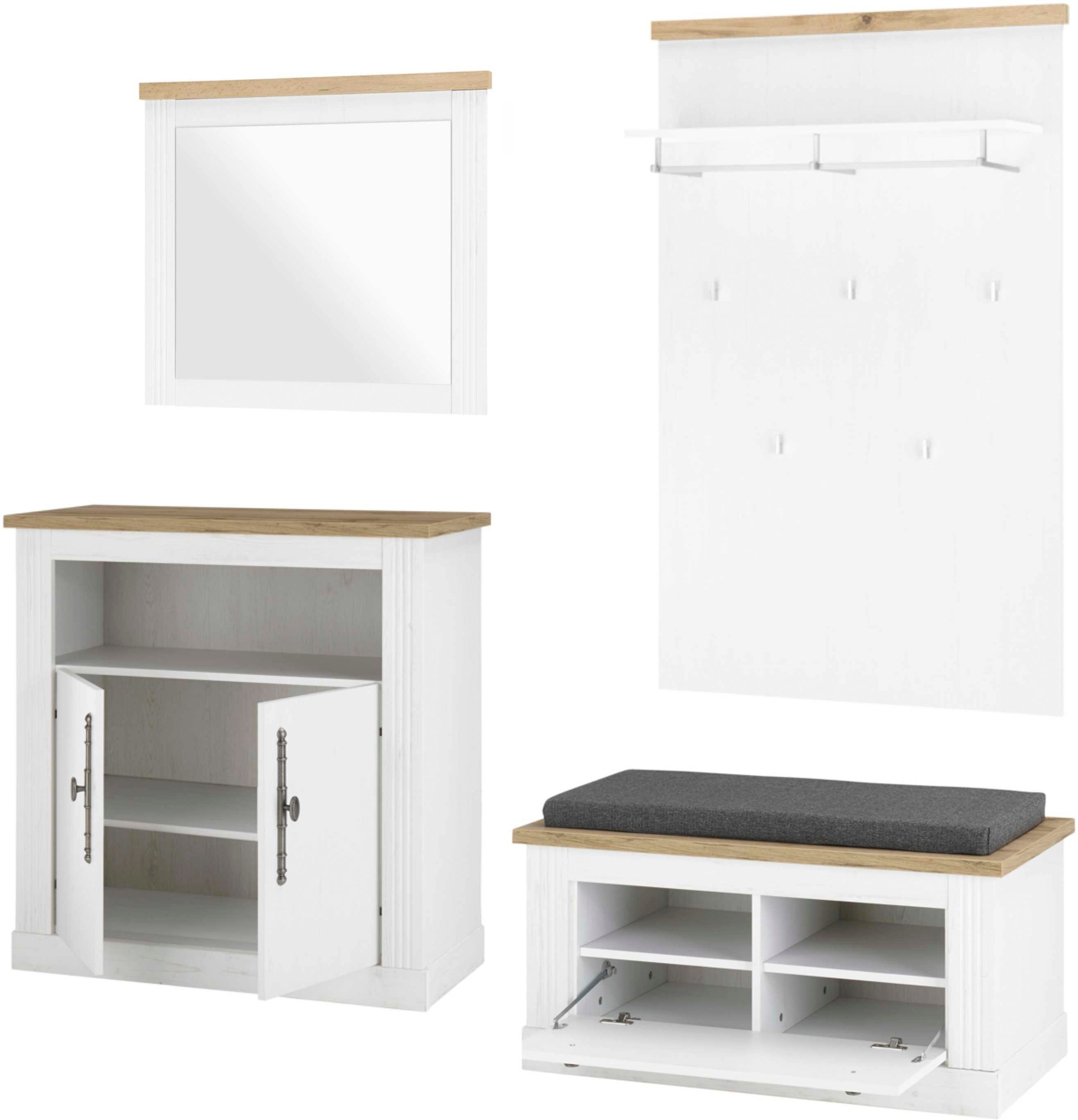 Home affaire Garderoben-Set »WESTMINSTER TOPSELLER!«, (4 St., Schuhbank, Sp günstig online kaufen