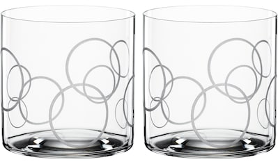 SPIEGELAU Tumbler-Glas »Circles«, (Set, 2 tlg.), Dekor graviert, 330 ml, 2-teilig kaufen