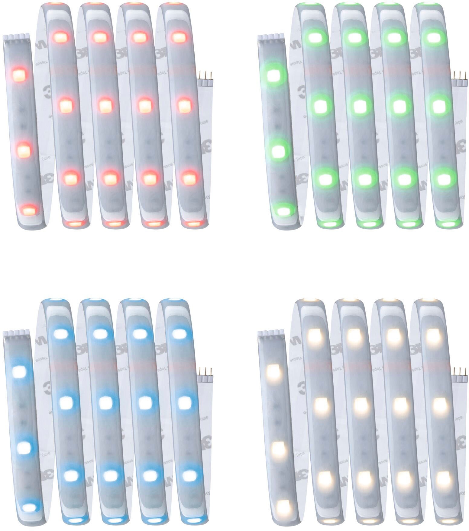 Paulmann LED-Streifen »MaxLED 250 Basisset Smart Home Zigbee IP44 9W 300l 300lm«, 1 St.-flammig, 1,5m, RGBW, beschichtet